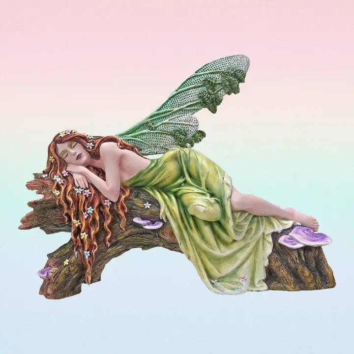 Sleeping Fairy in the Forest