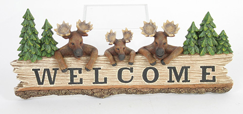 Moose Welcome Sign