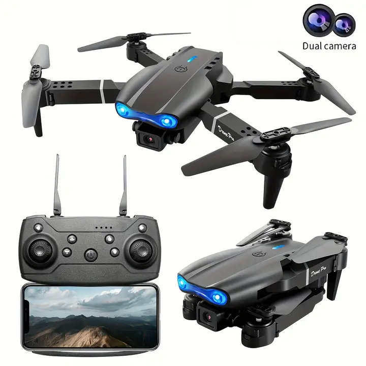 E99 Foldable Drone with Camera For Beginners