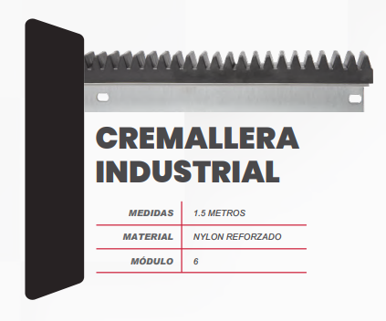 CREMALLERA INDUSTRIAL