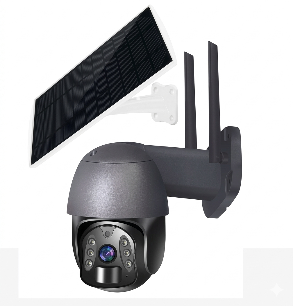 Cámara PTZ Solar