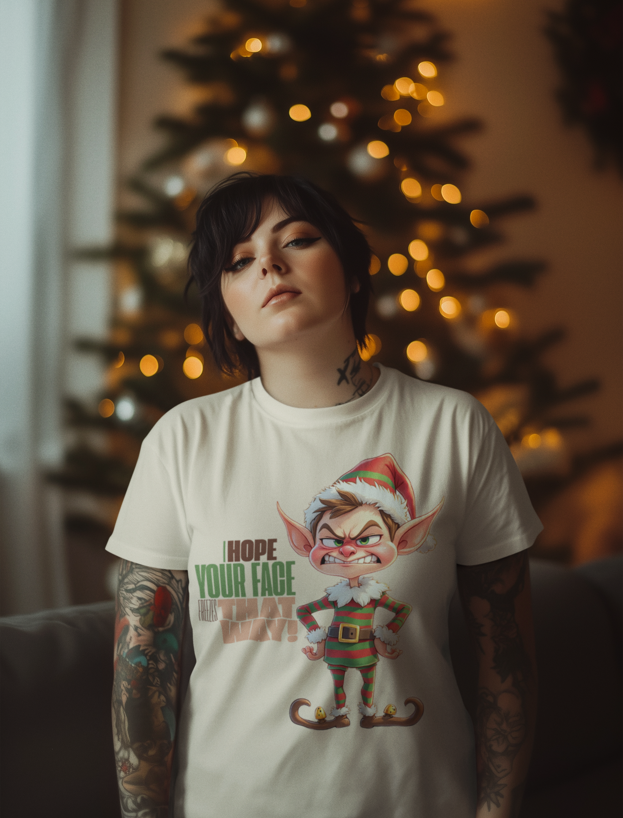 Christmas Elf Graphic Tee