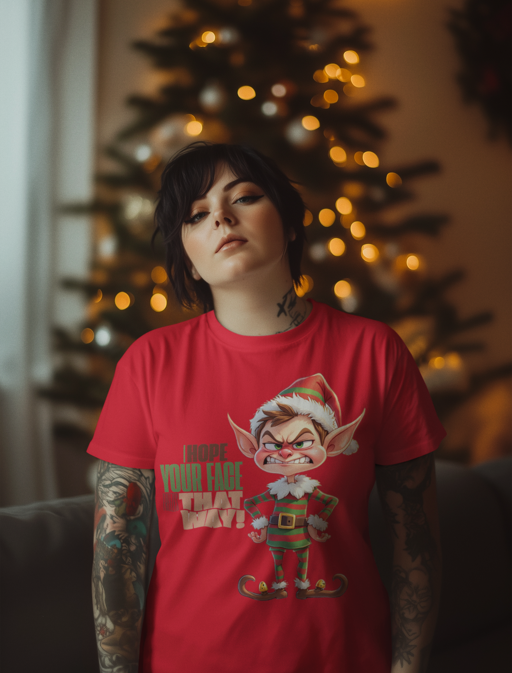 Christmas Elf Graphic Tee