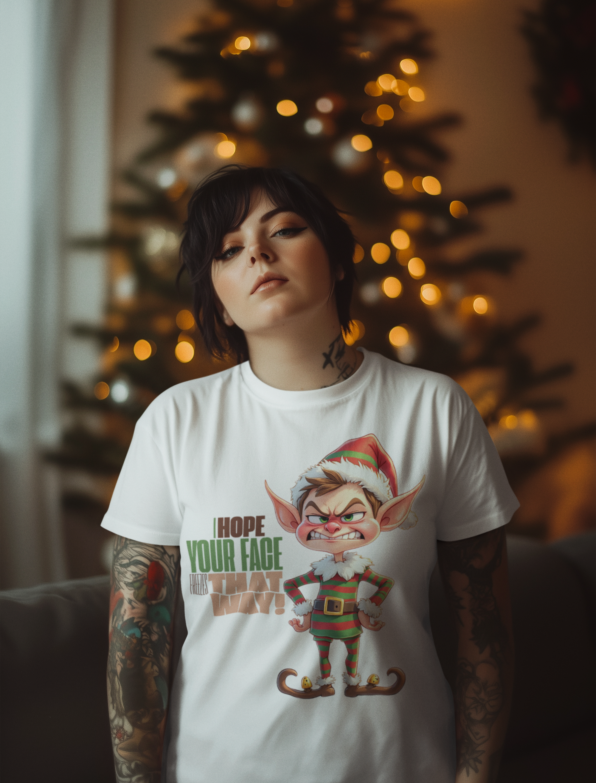 Christmas Elf Graphic Tee