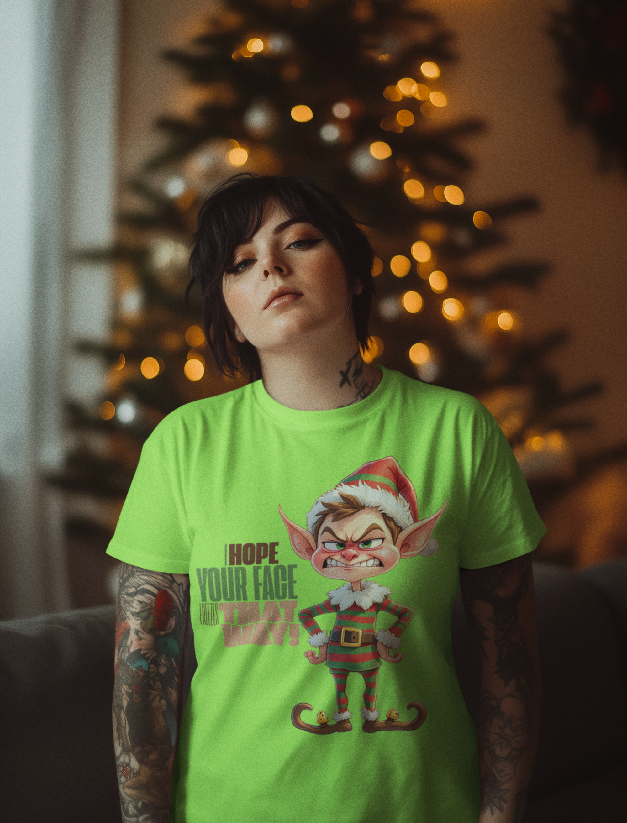 Christmas Elf Graphic Tee