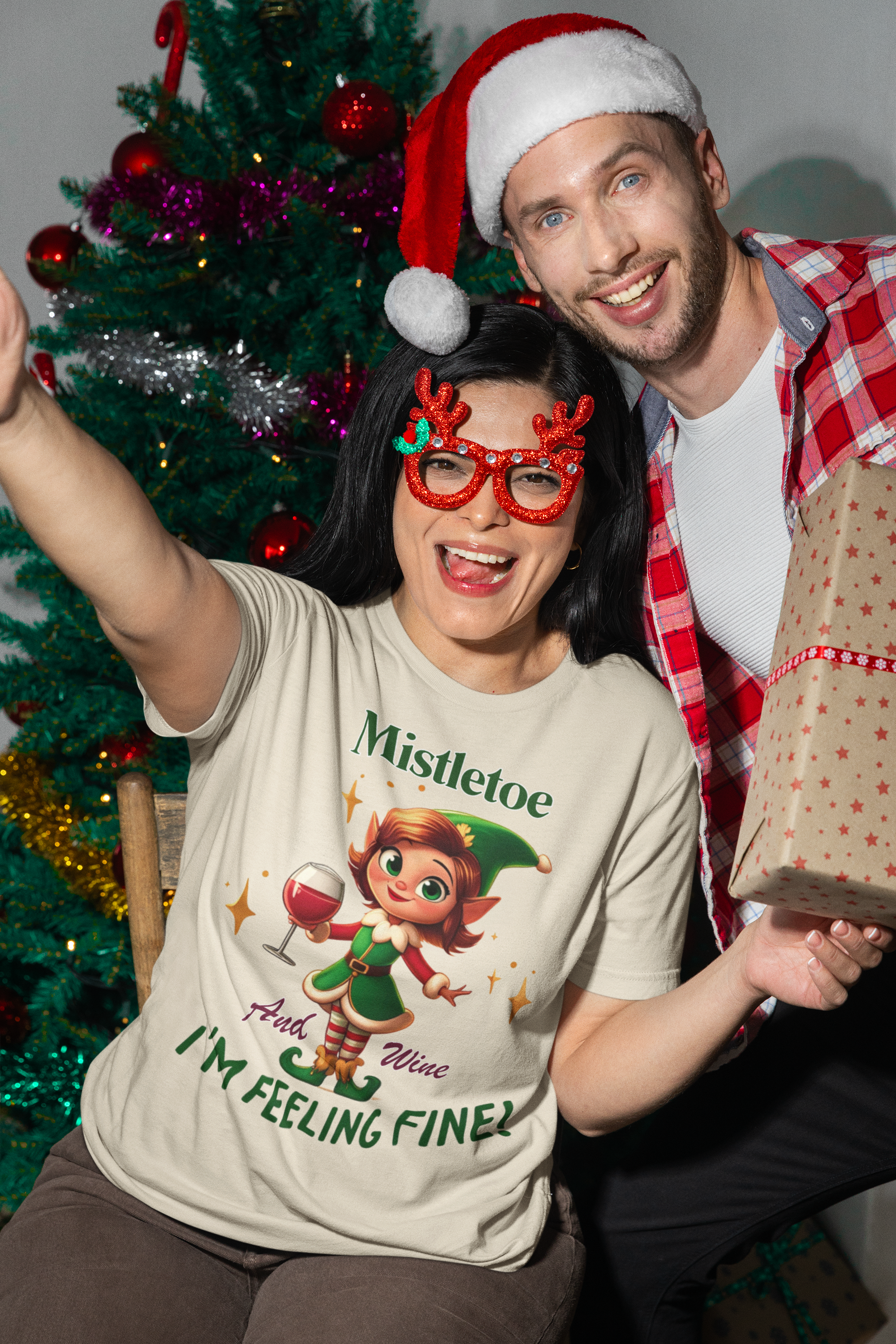 Christmas Elf Graphic Tee
