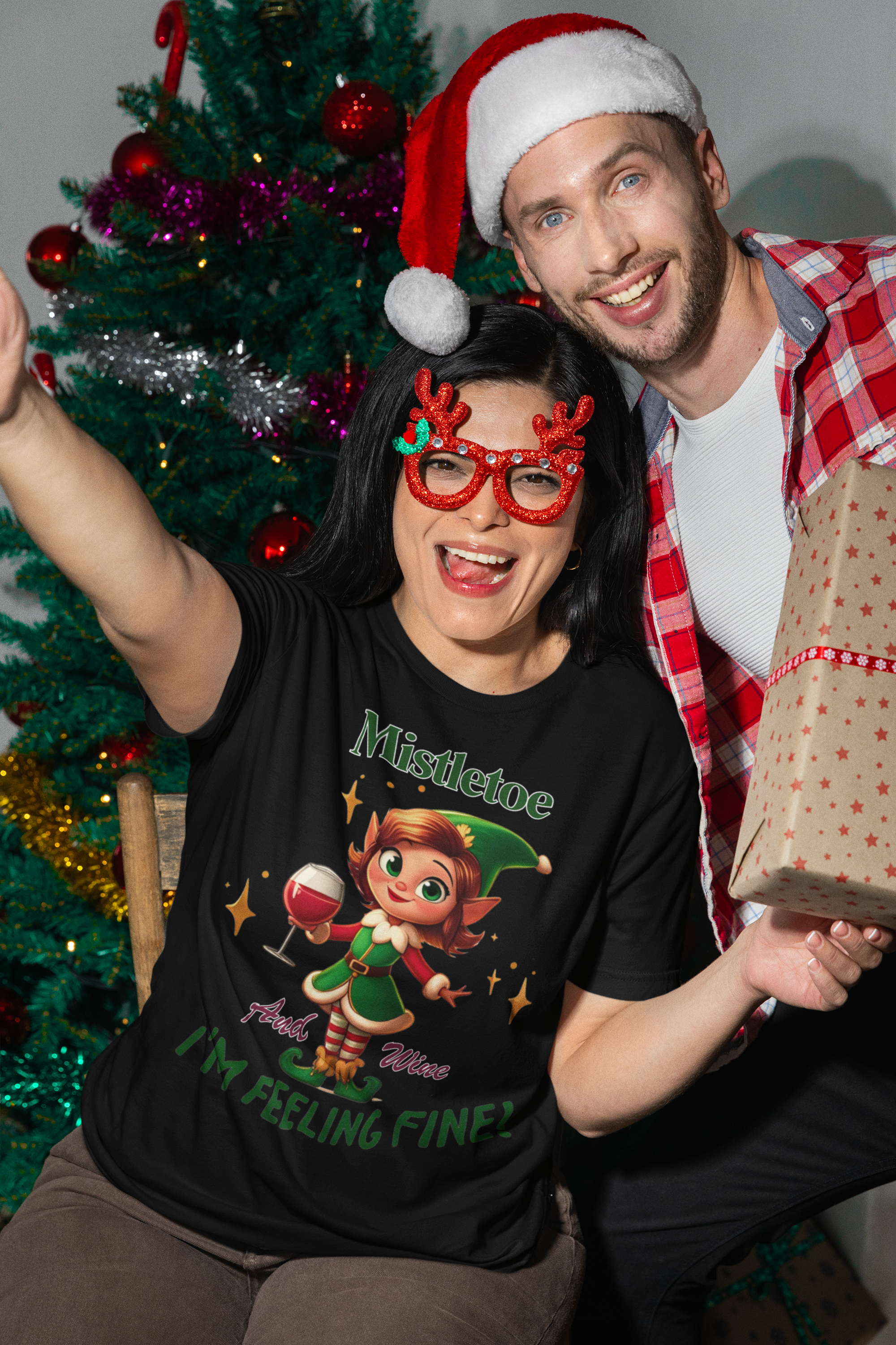 Christmas Elf Graphic Tee