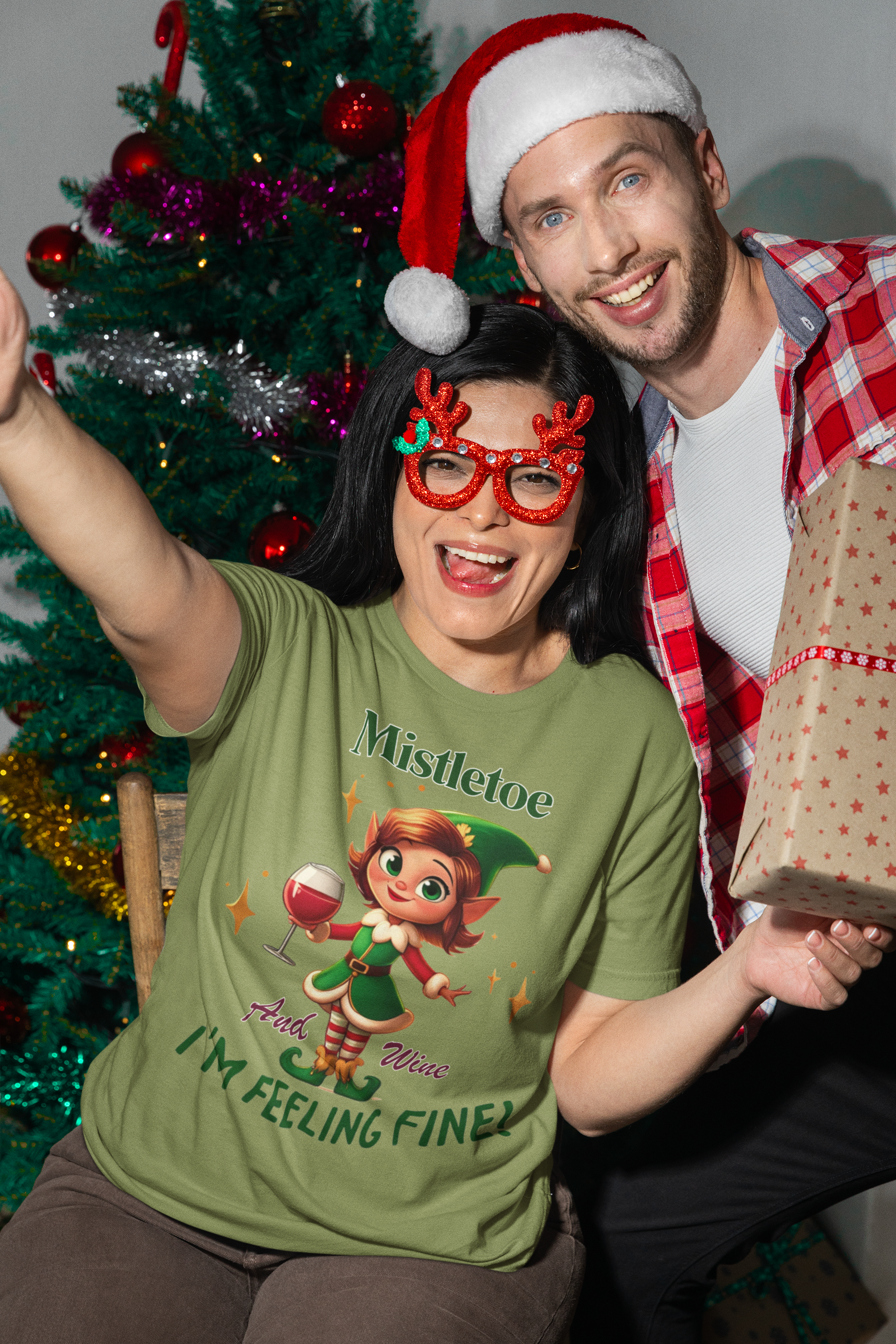Christmas Elf Graphic Tee