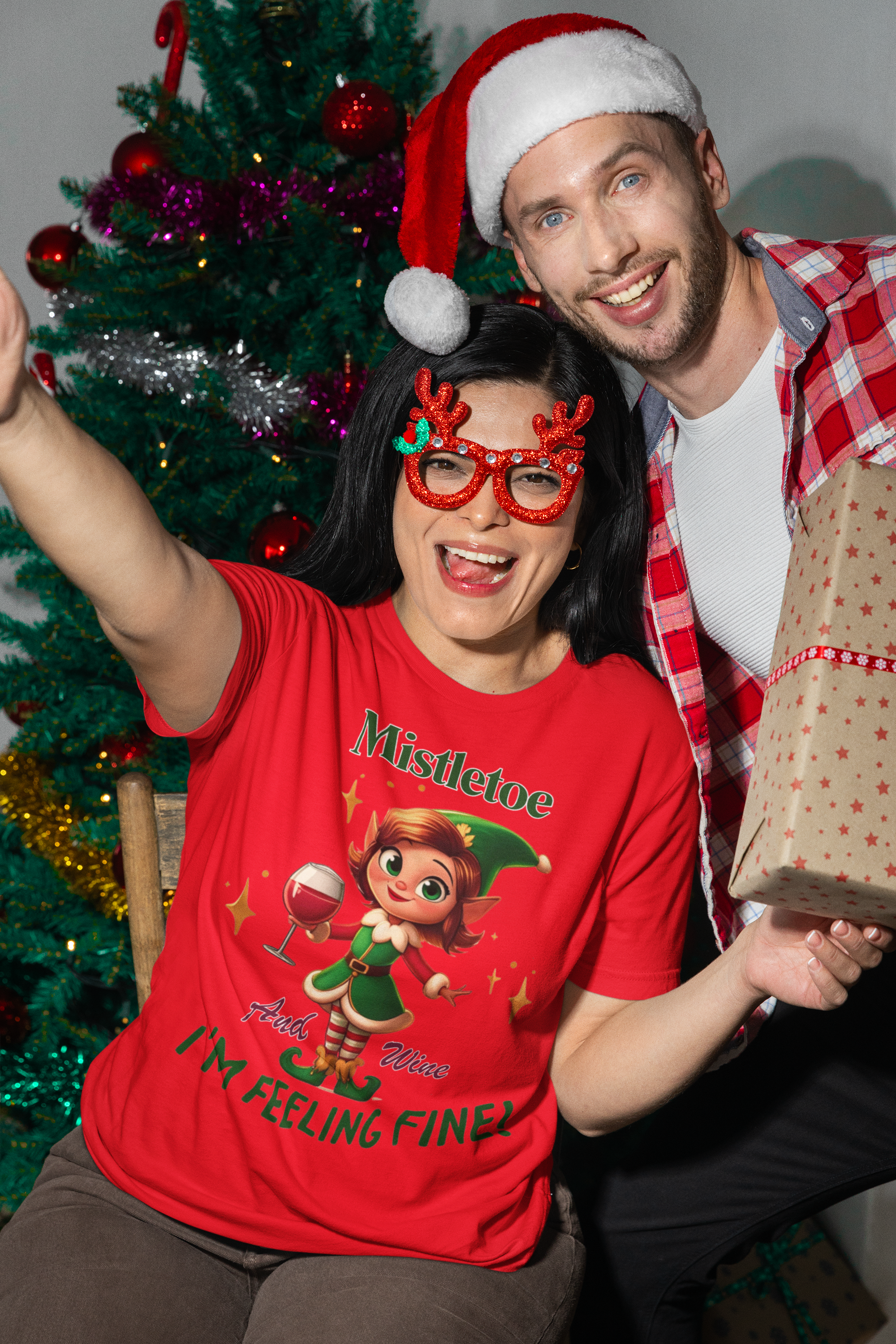 Christmas Elf Graphic Tee