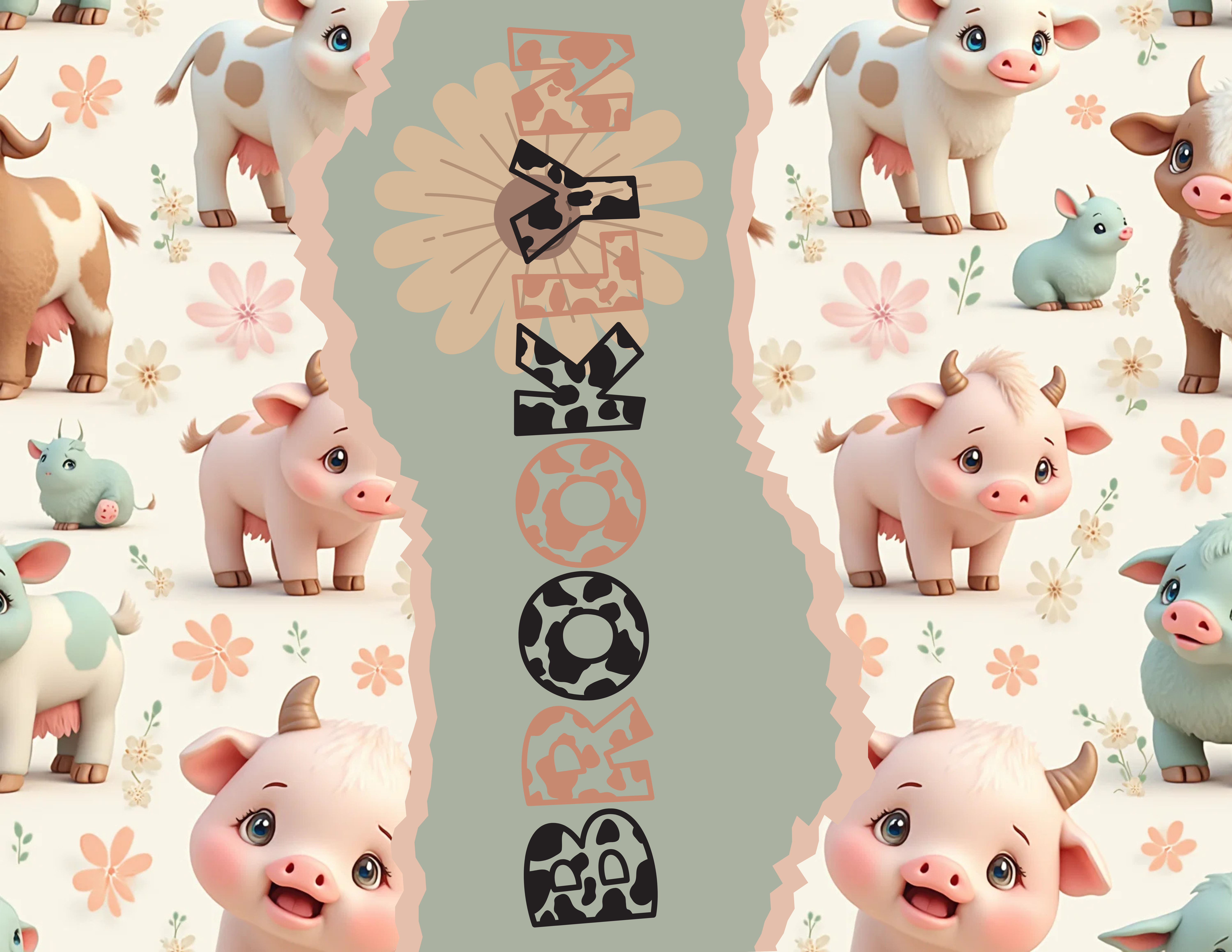 Personalized Farm Animal Sippy Tumbler