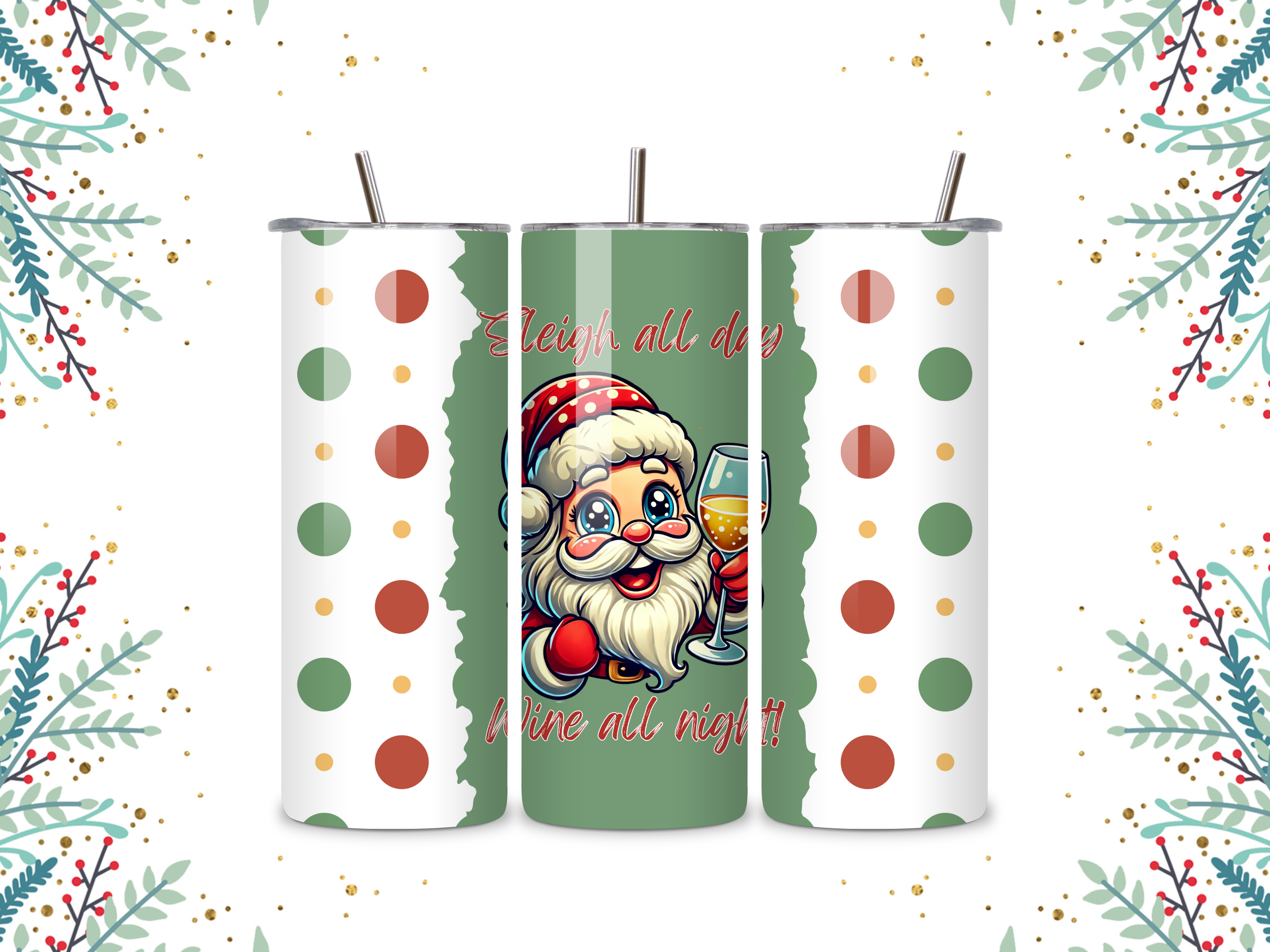 Christmas Santa Tumbler
