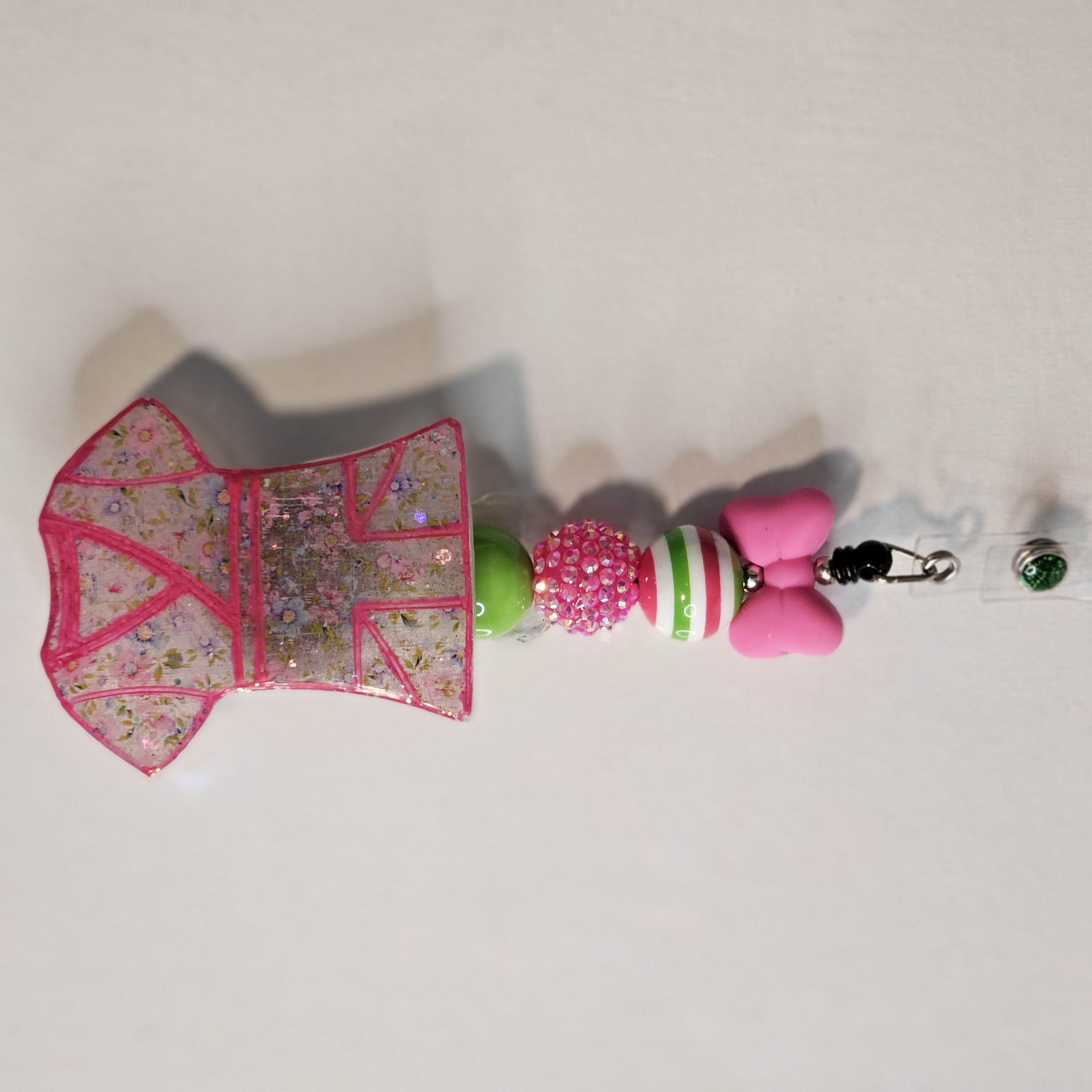Nurse Smock Badge with Bubble Gum Beads
