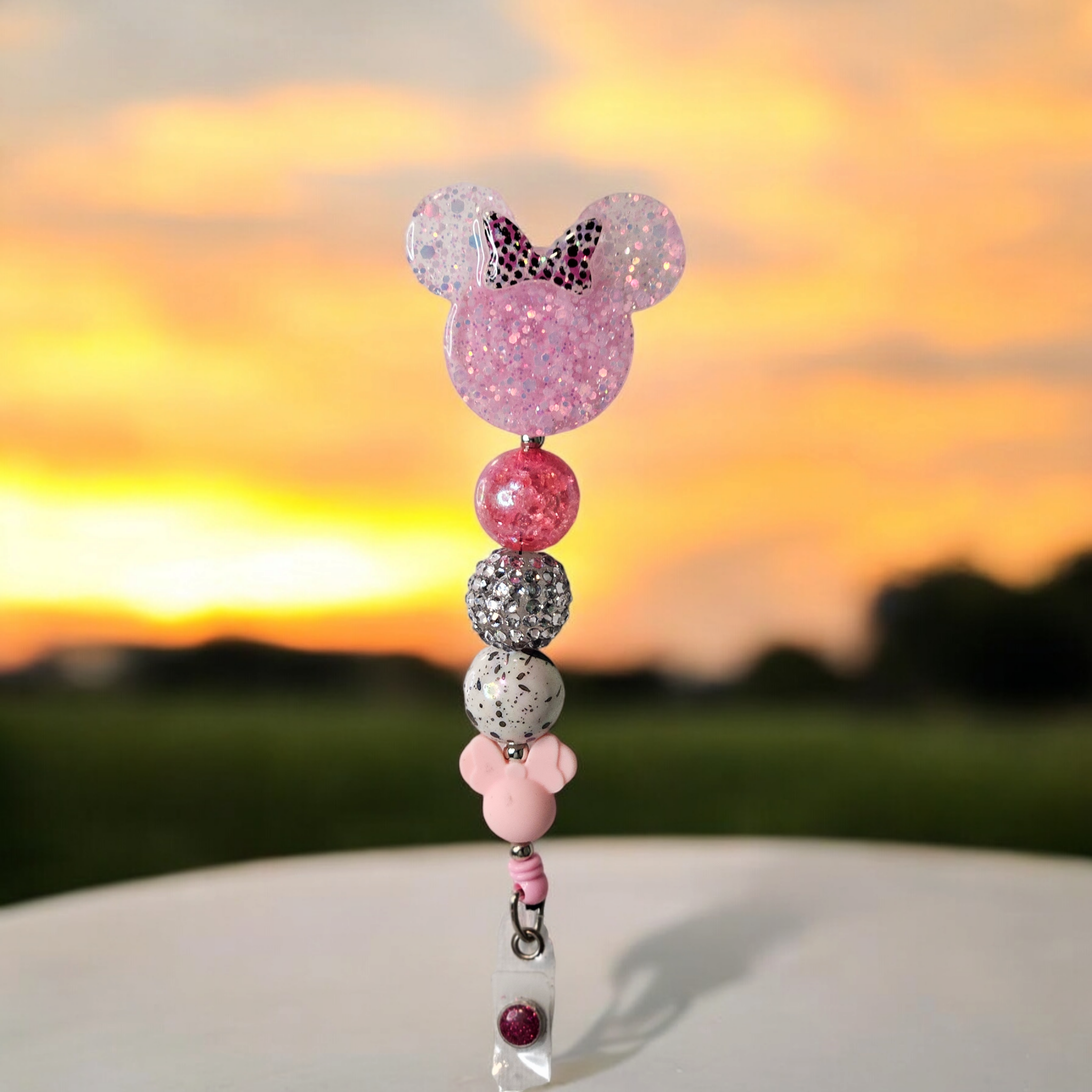  Minnie Mouse Beaded Work Badge