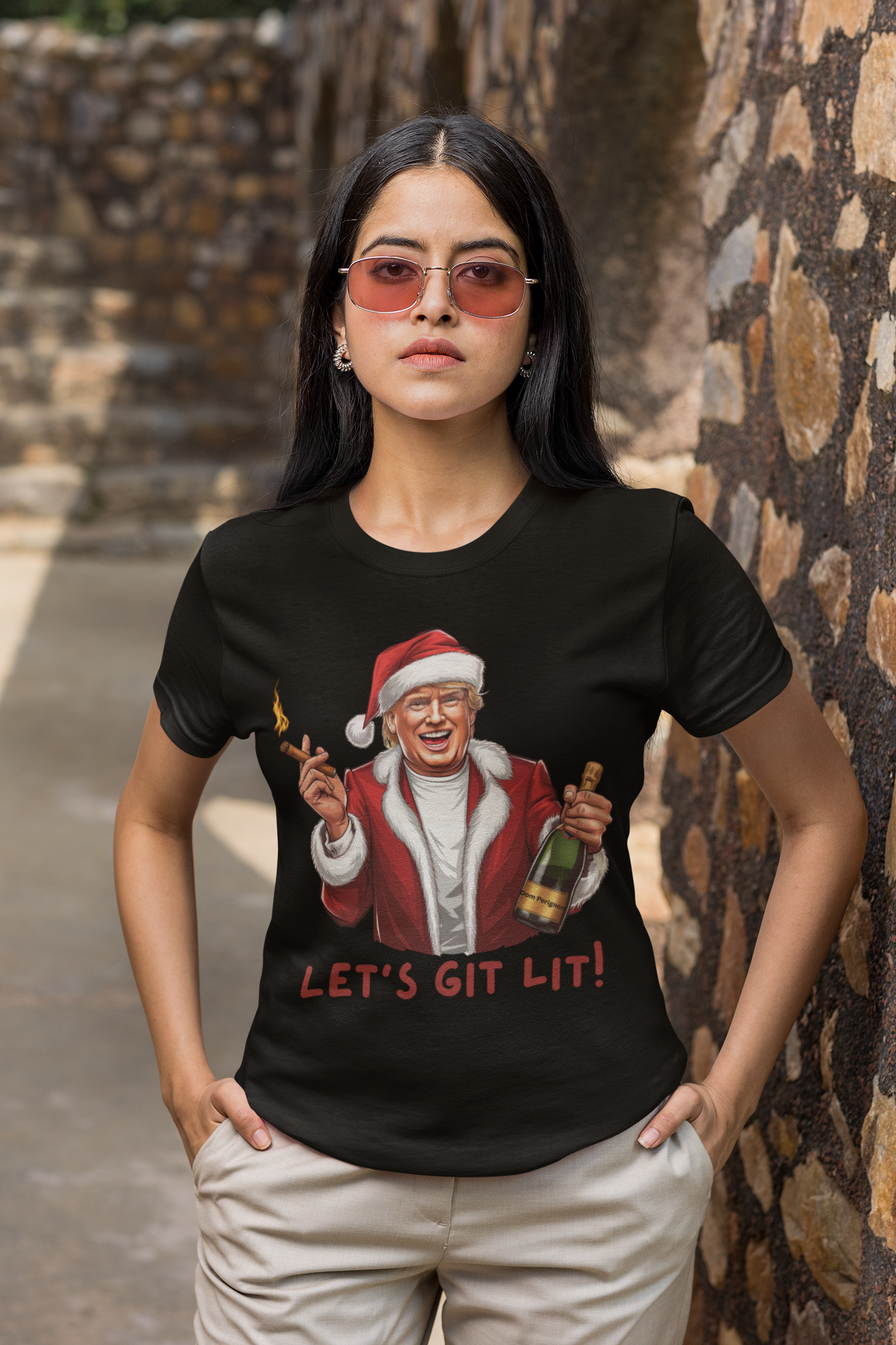 Santa Claus Graphic T-Shirt