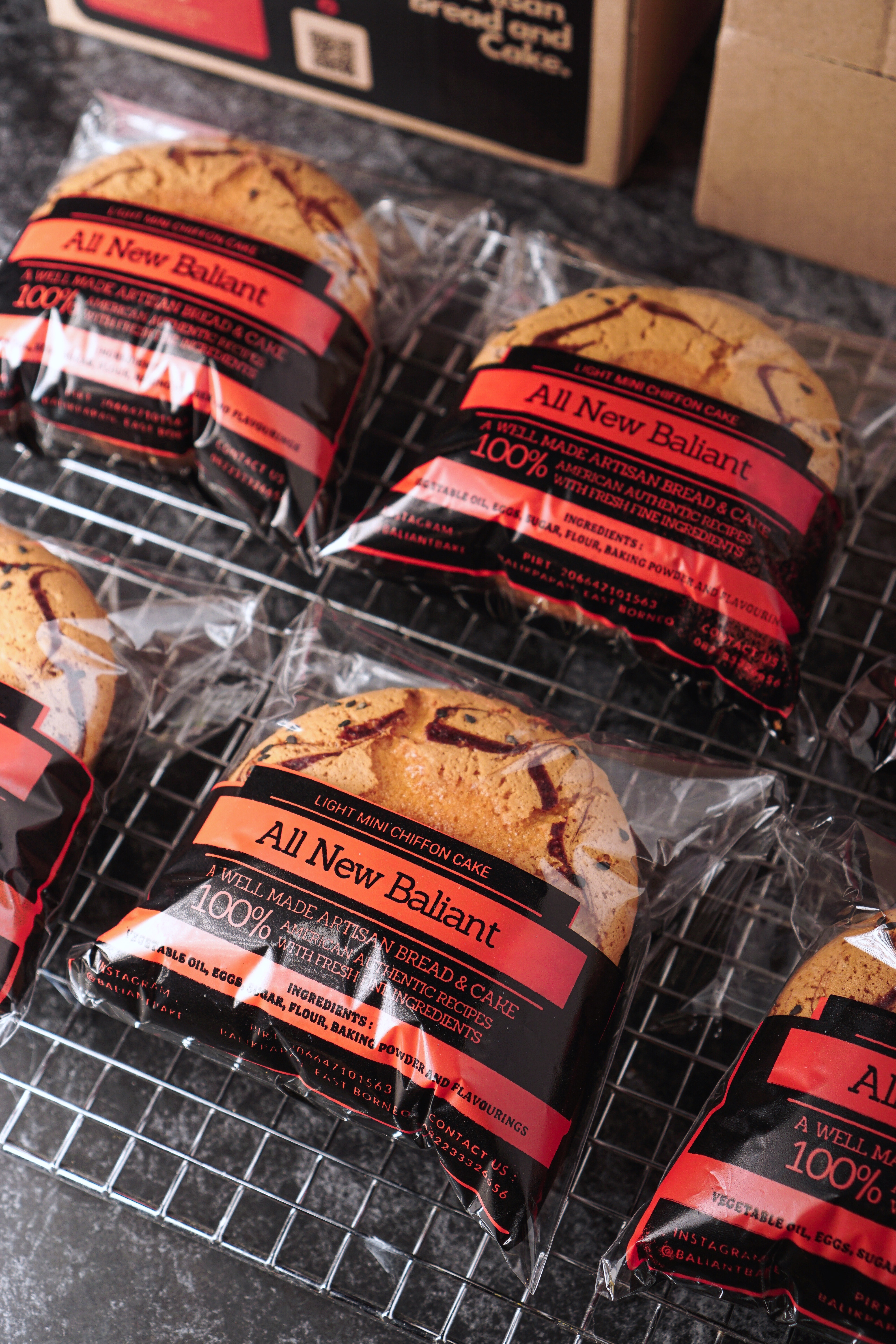 Light Mini Chiffon Cake