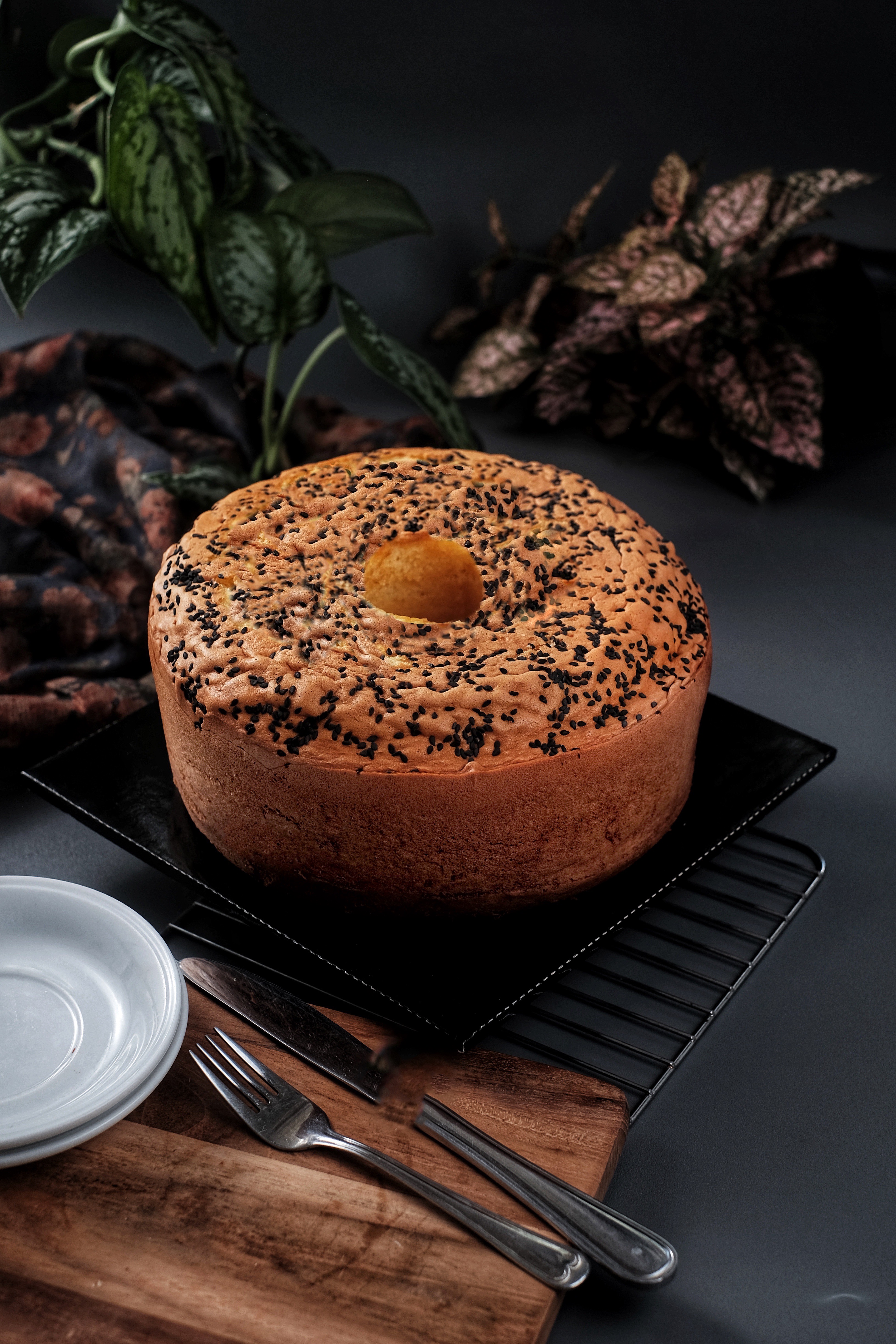 A Whole Light Chiffon Gâteau