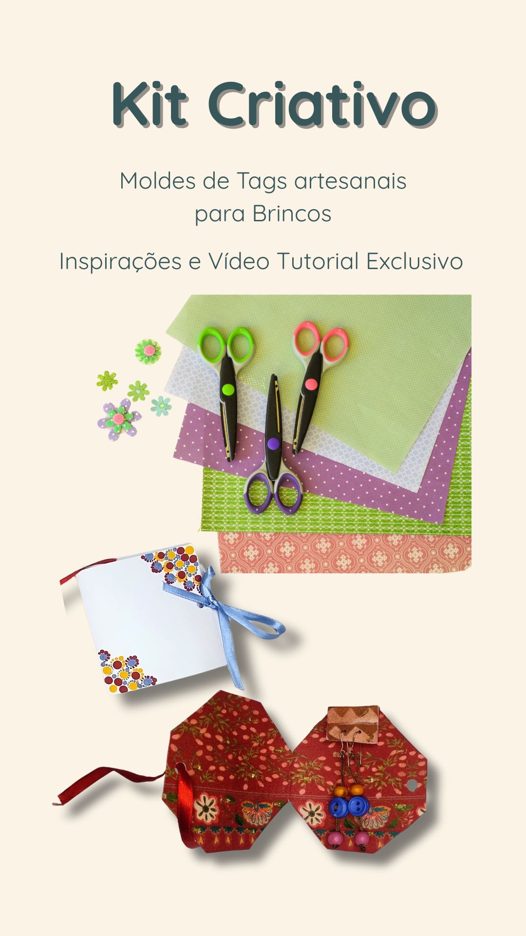 Kit Premium de Moldes para Brincos: 12 Modelos Exclusivos + Guia de Cores, Dedicatórias e Vídeo Tutorial Exclusivo