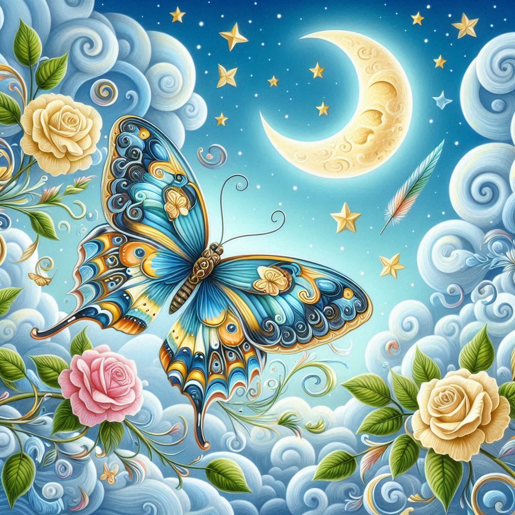 Decorative Butterfly Clip Art - 10 PNGs - 05