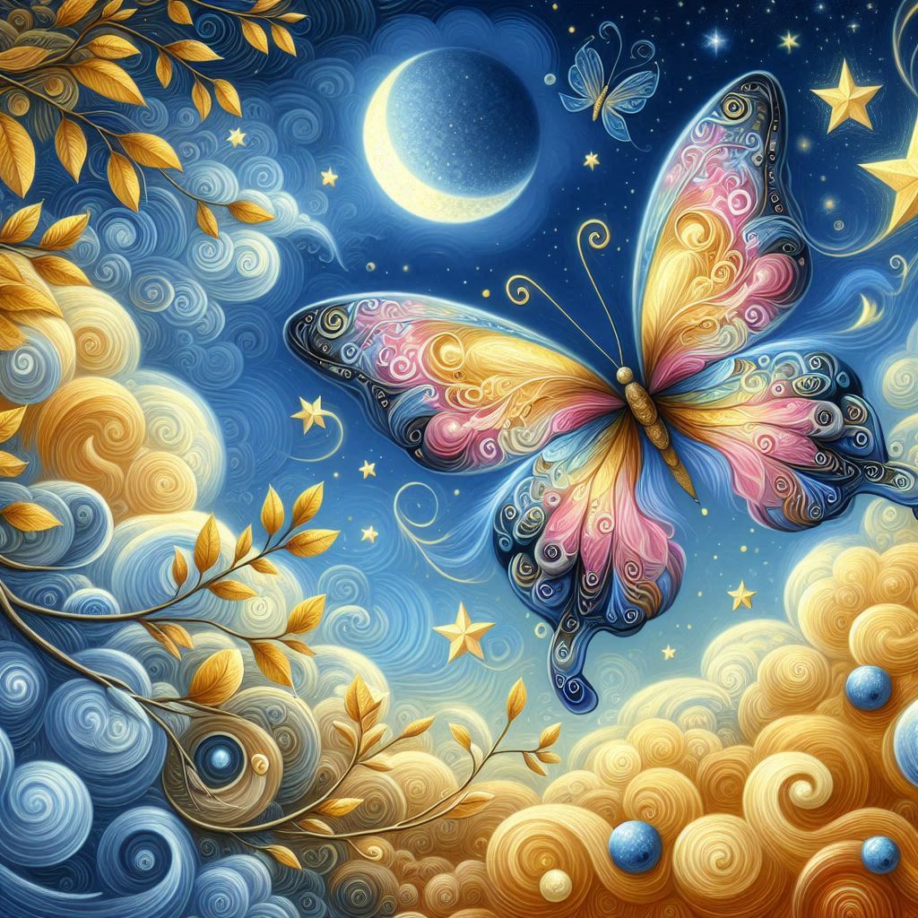 Decorative Butterfly Clip Art - 10 PNGs - 05