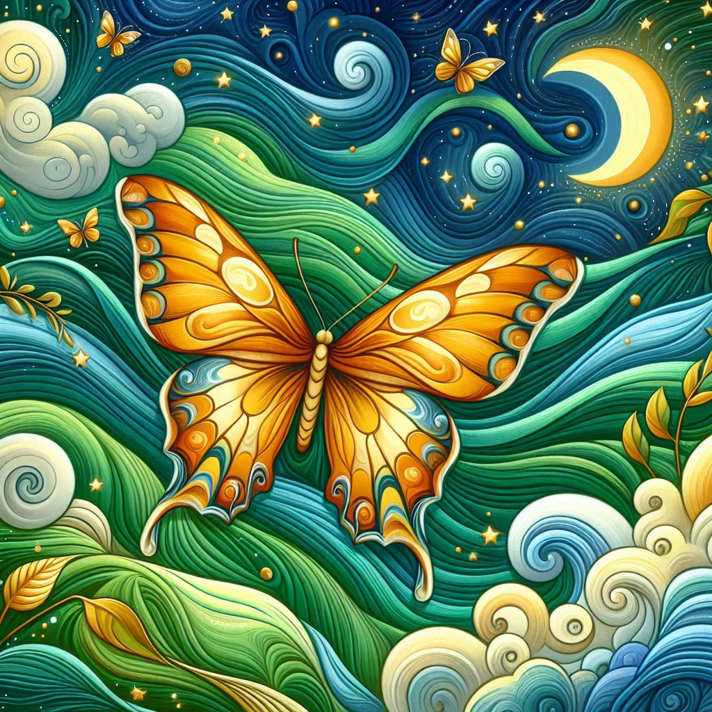 Decorative Butterfly Clip Art - 10 PNGs - 08