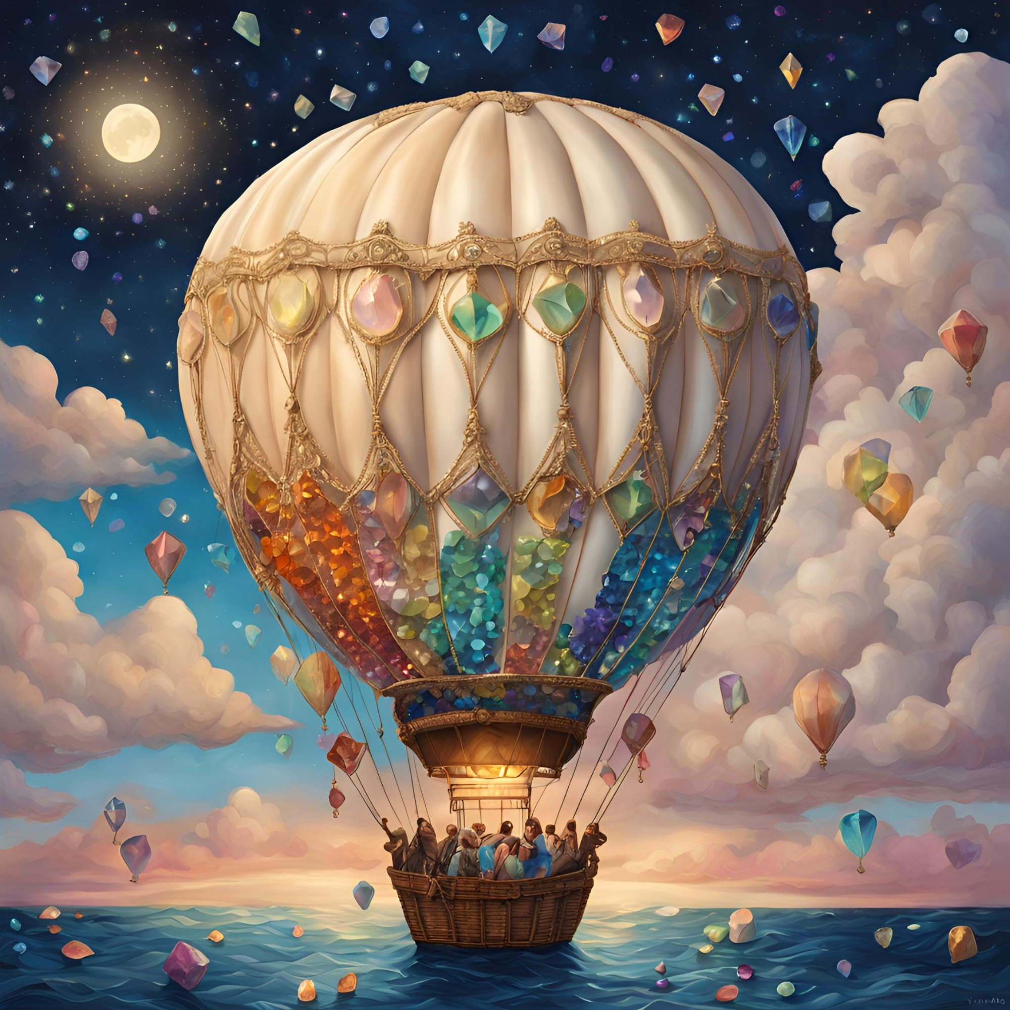 Gemstone Hot Air Balloon -03