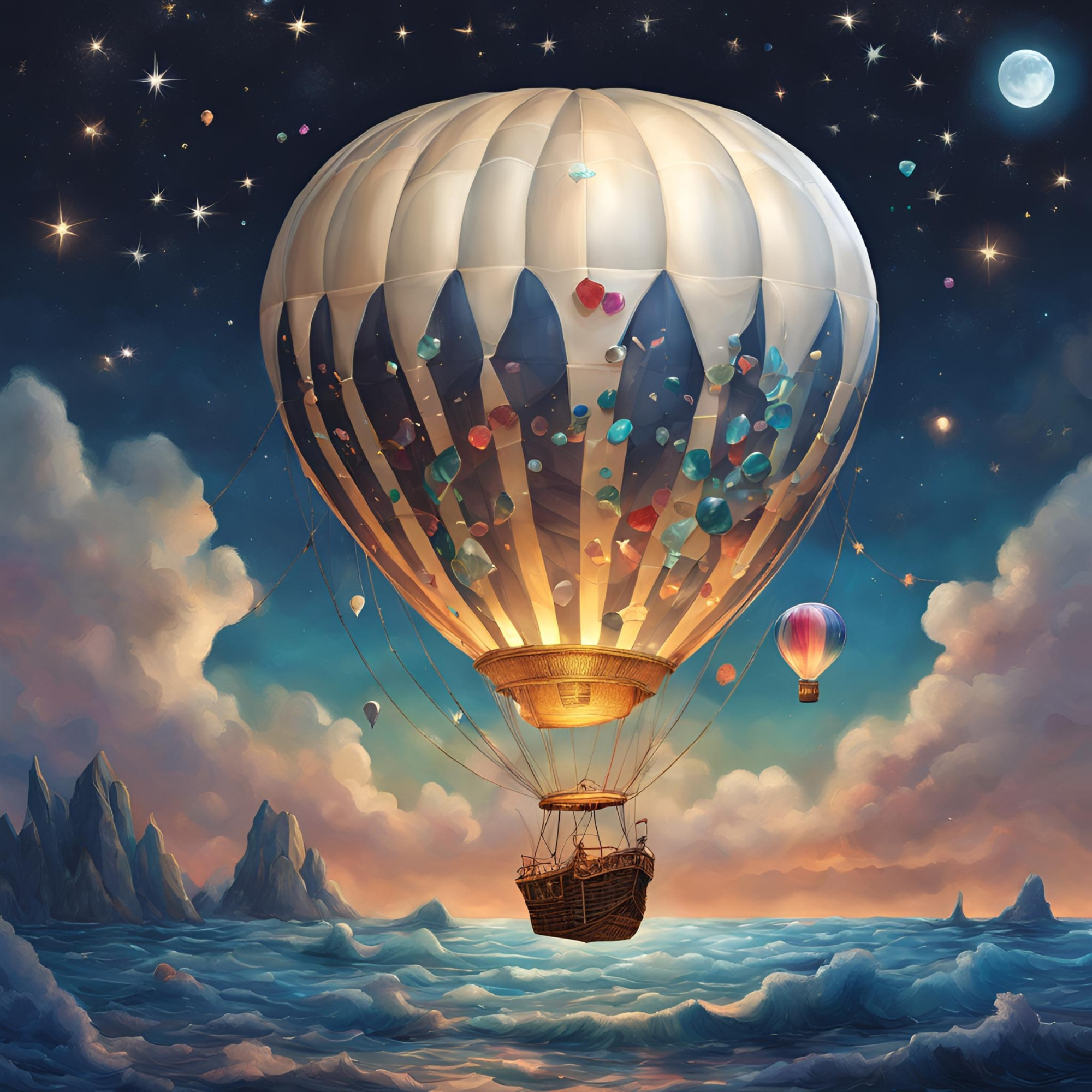 Vintage Hot Air Balloon 