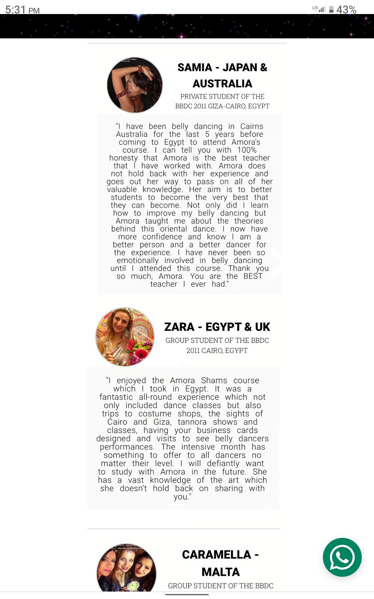 Private Level 2 - BBDC Become a BellyDancer Course 