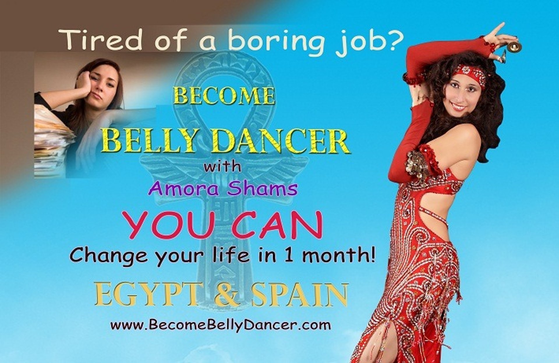 Study the BBDC "Become a BellyDancer Course" in Egypt, Turkiye, Morocco or Tunisia