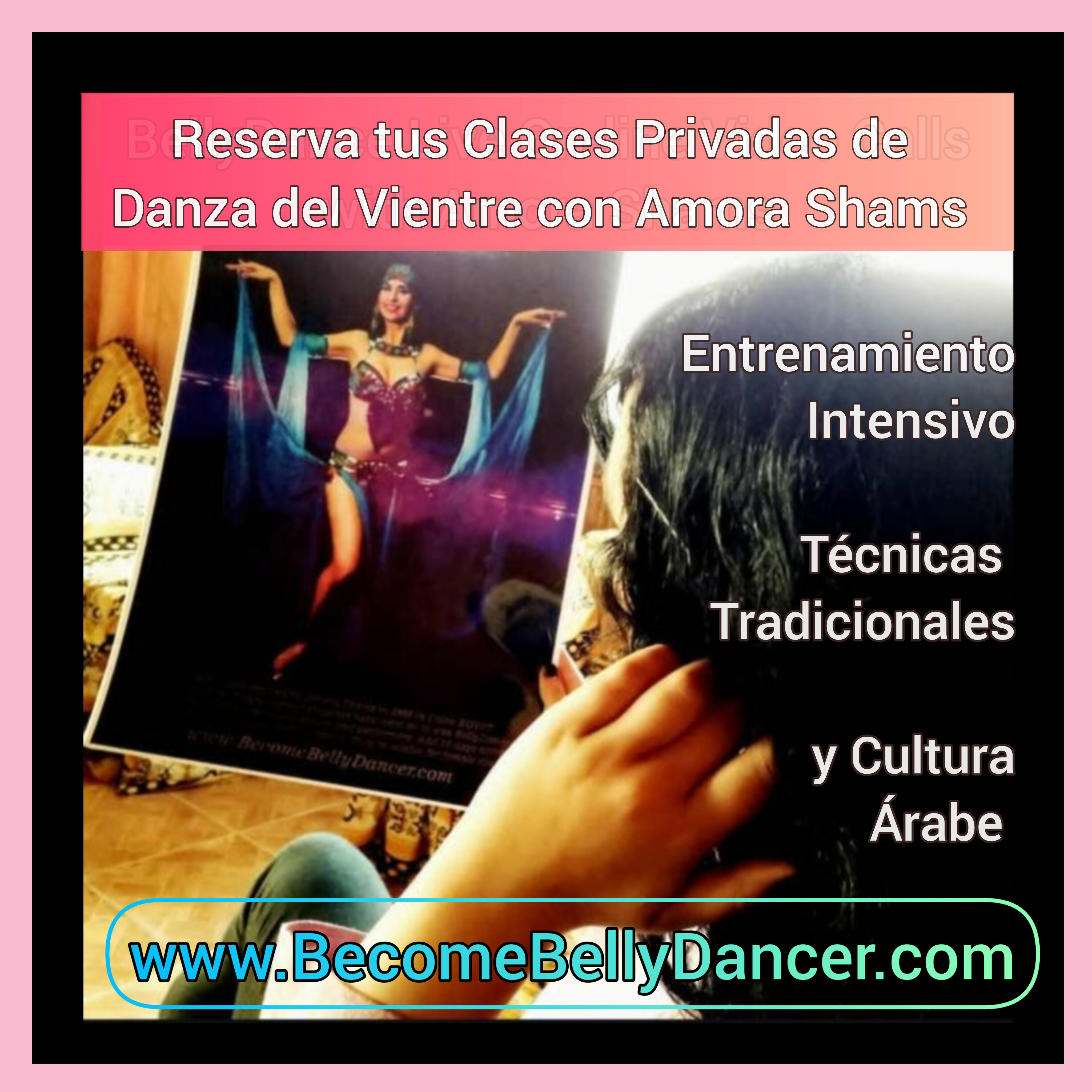 Reserve fecha y hora de su clase privada con Amora Shams