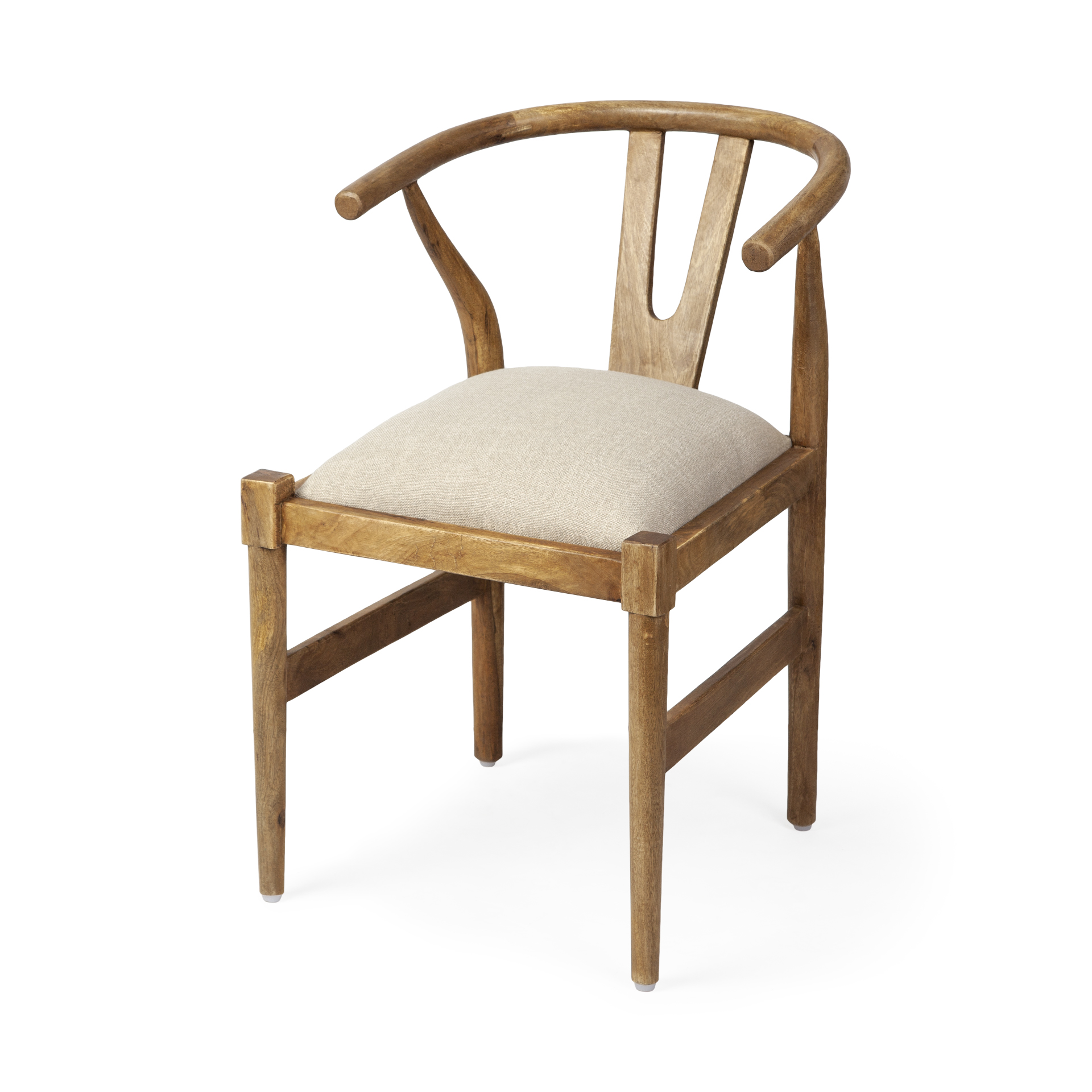 Wooden armchair with cushion