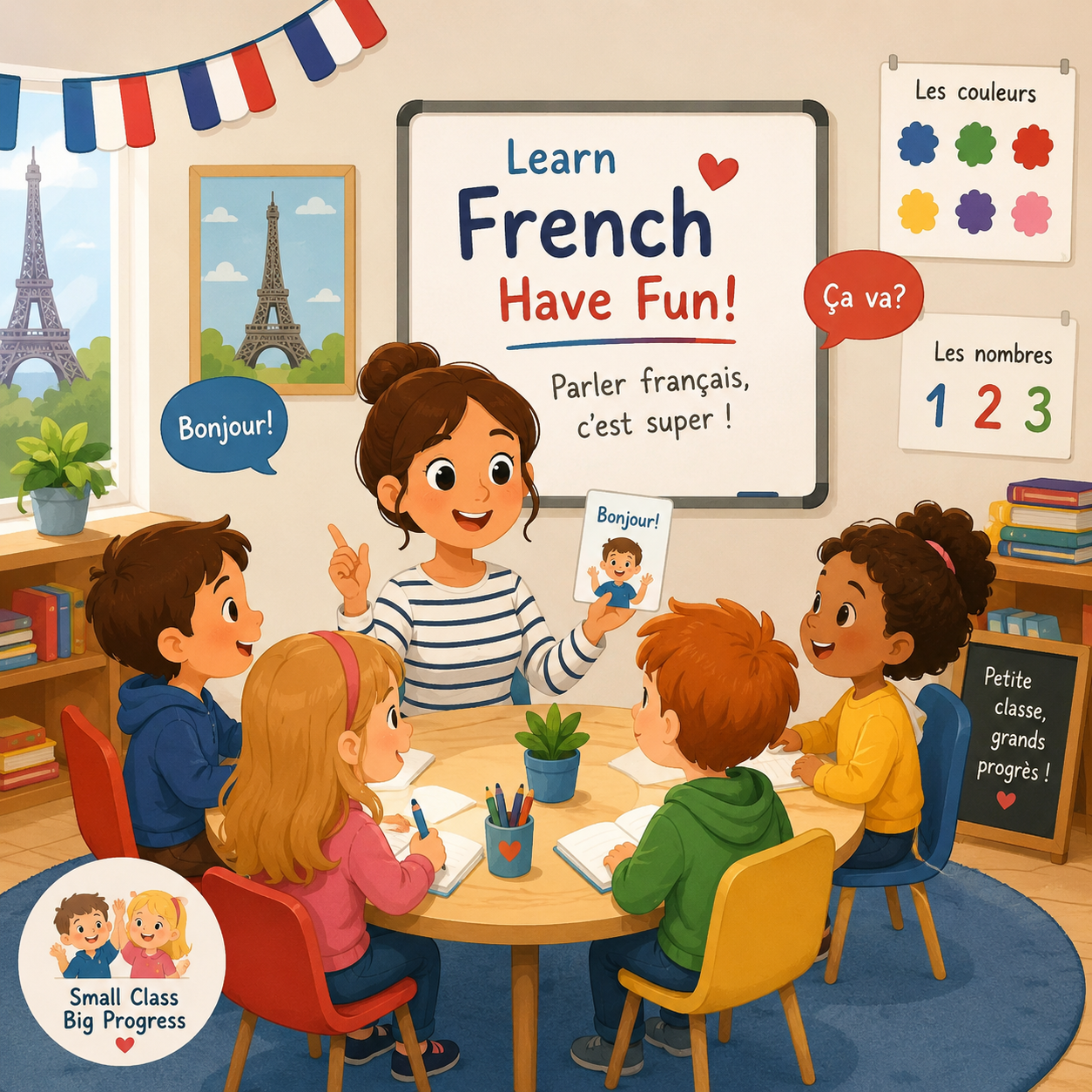 French Beginner 1 (Ages 7–11) Saturdays