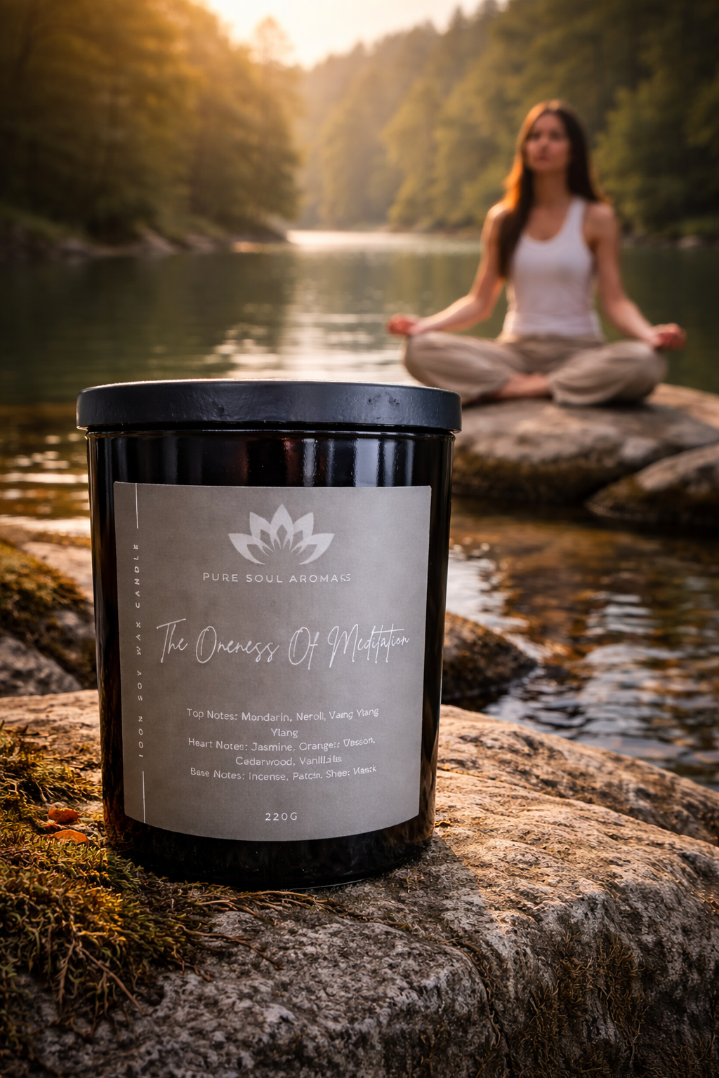 The Oneness Of Meditation Soy Wax Candle