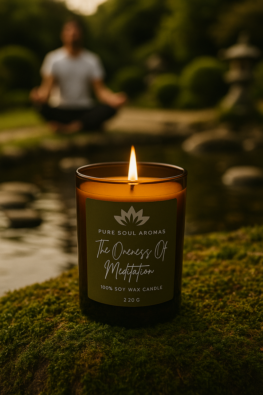 The Oneness Of Meditation Soy Wax Candle