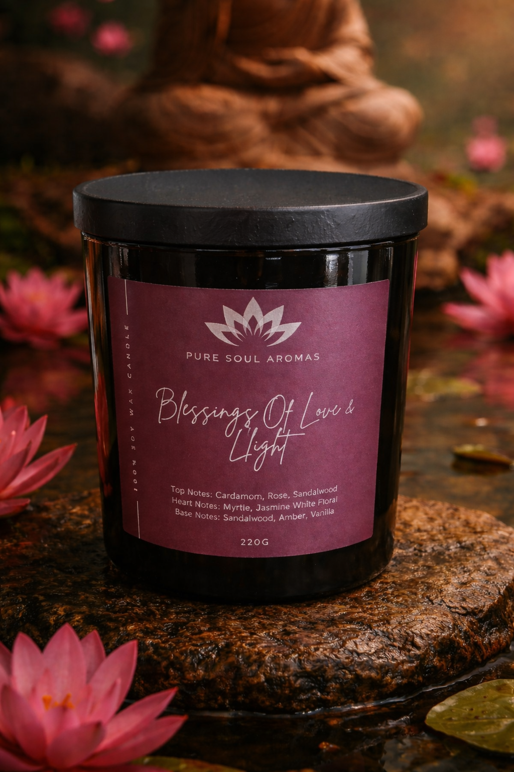  Blessings Of Love & Light Soy Wax Candle 