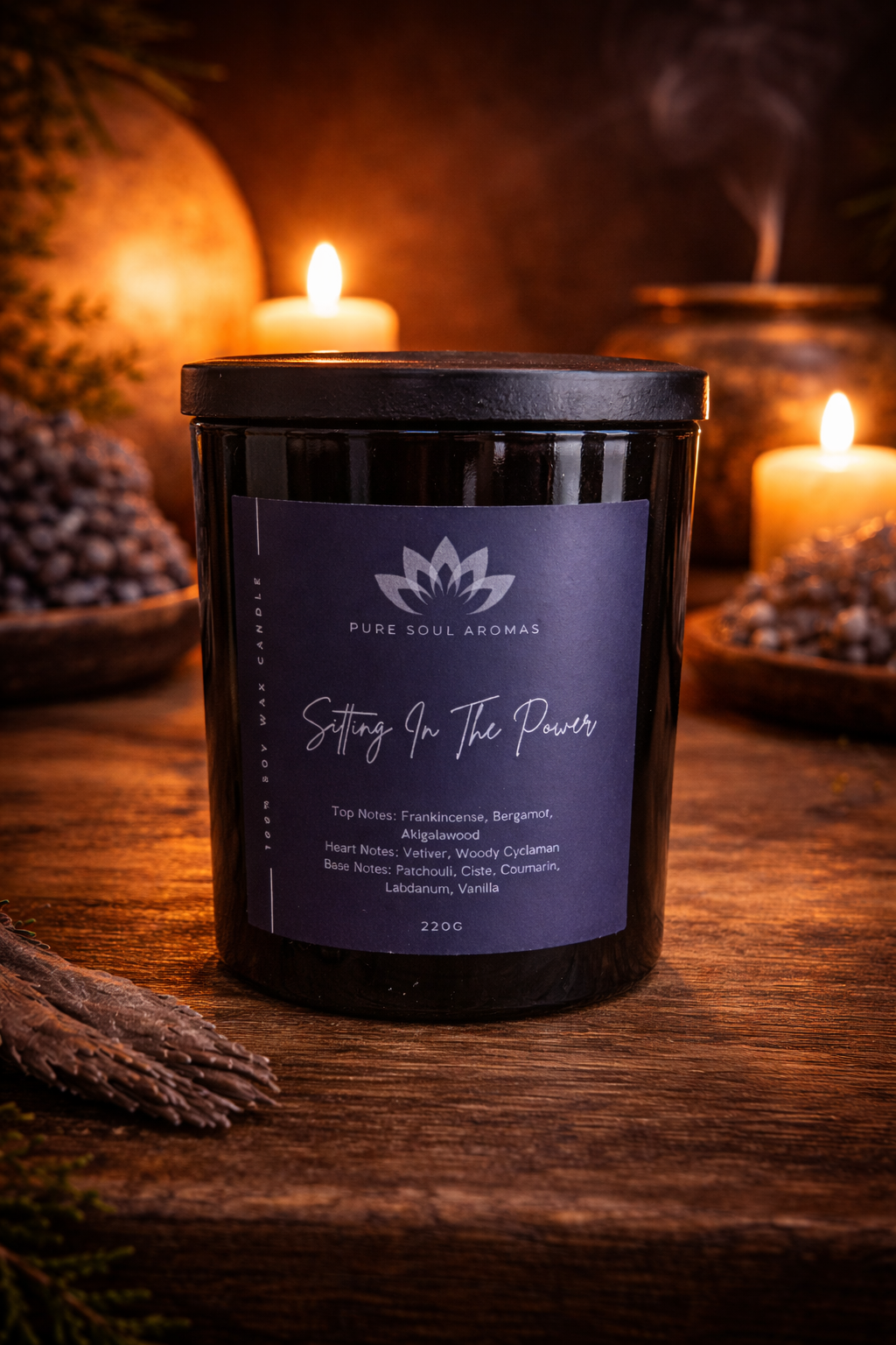 Sitting In The Power Soy Wax Candle
