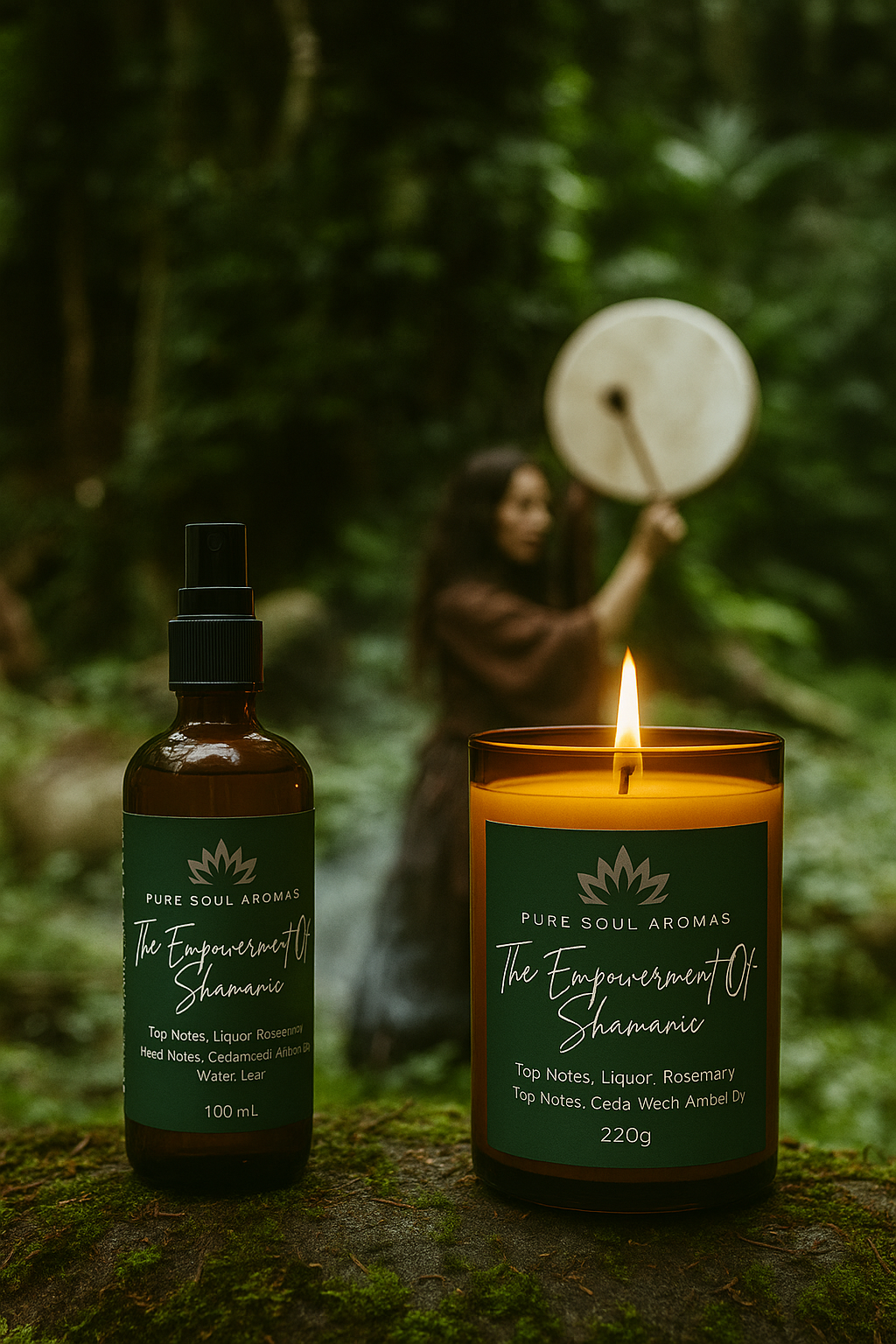  The Empowerment Of Shamanic Soy Wax Candle