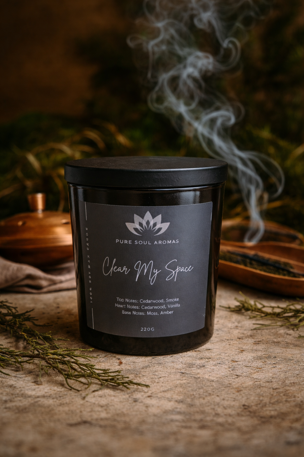 Clear My Space Soy Wax Candle