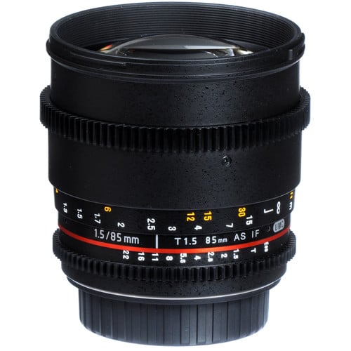  SAMYANG 85mm T1.5 CINE VDSLR II CANON 