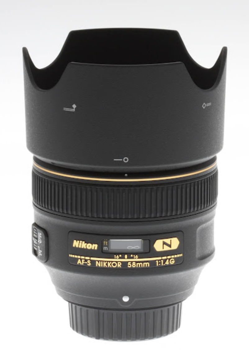 NIKON AF-S 58MM F1.4 NANO COATING 