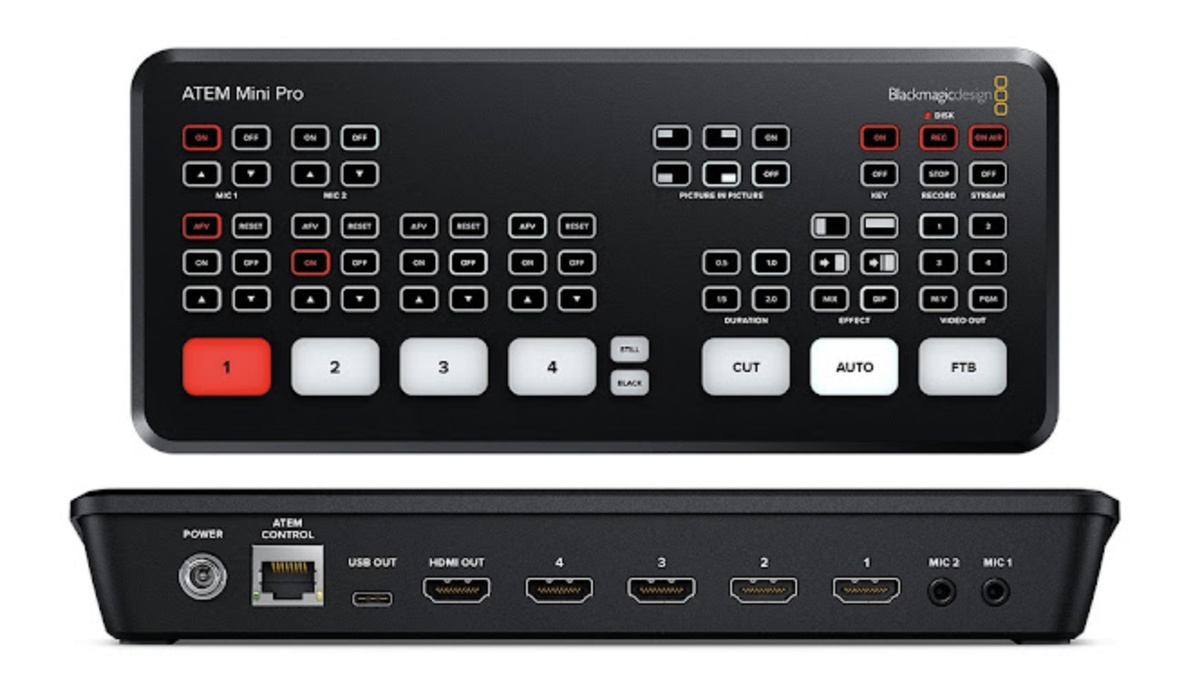 ATEM MINI PRO BLACKMAGIC SWITCHER HDMI CAPTURE