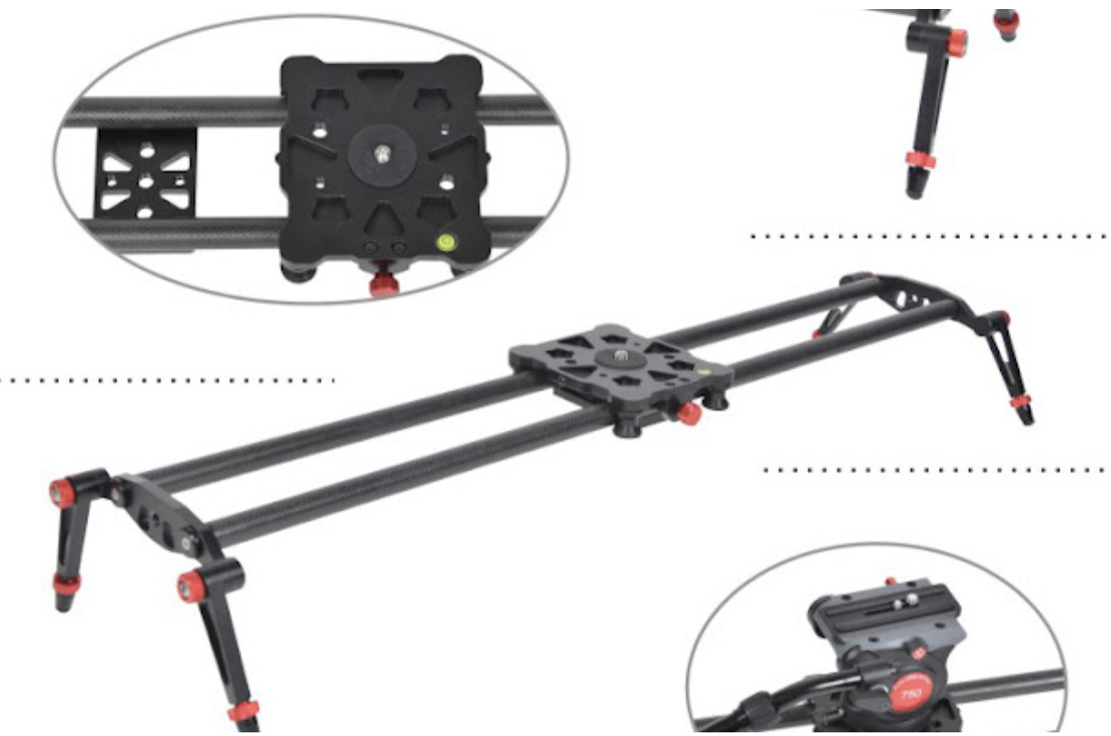 CARBON SLIDER 120cm + PANNING HEAD