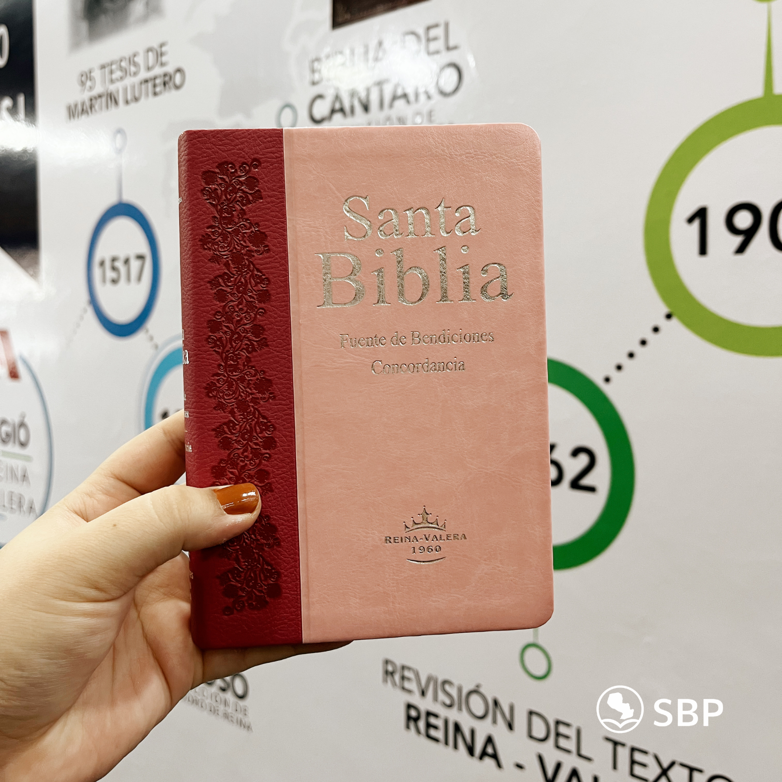 Biblia Reina Valera 1960 – Fuente de Bendiciones Rosada