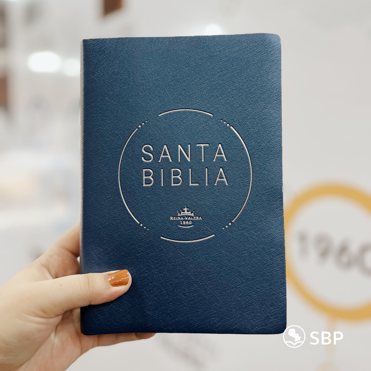 Biblia Reina Valera 1960 – Letra Grande Azul