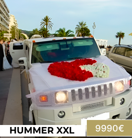MARIAGE HUMMER H2 LIMOUSINE XXL (4h)