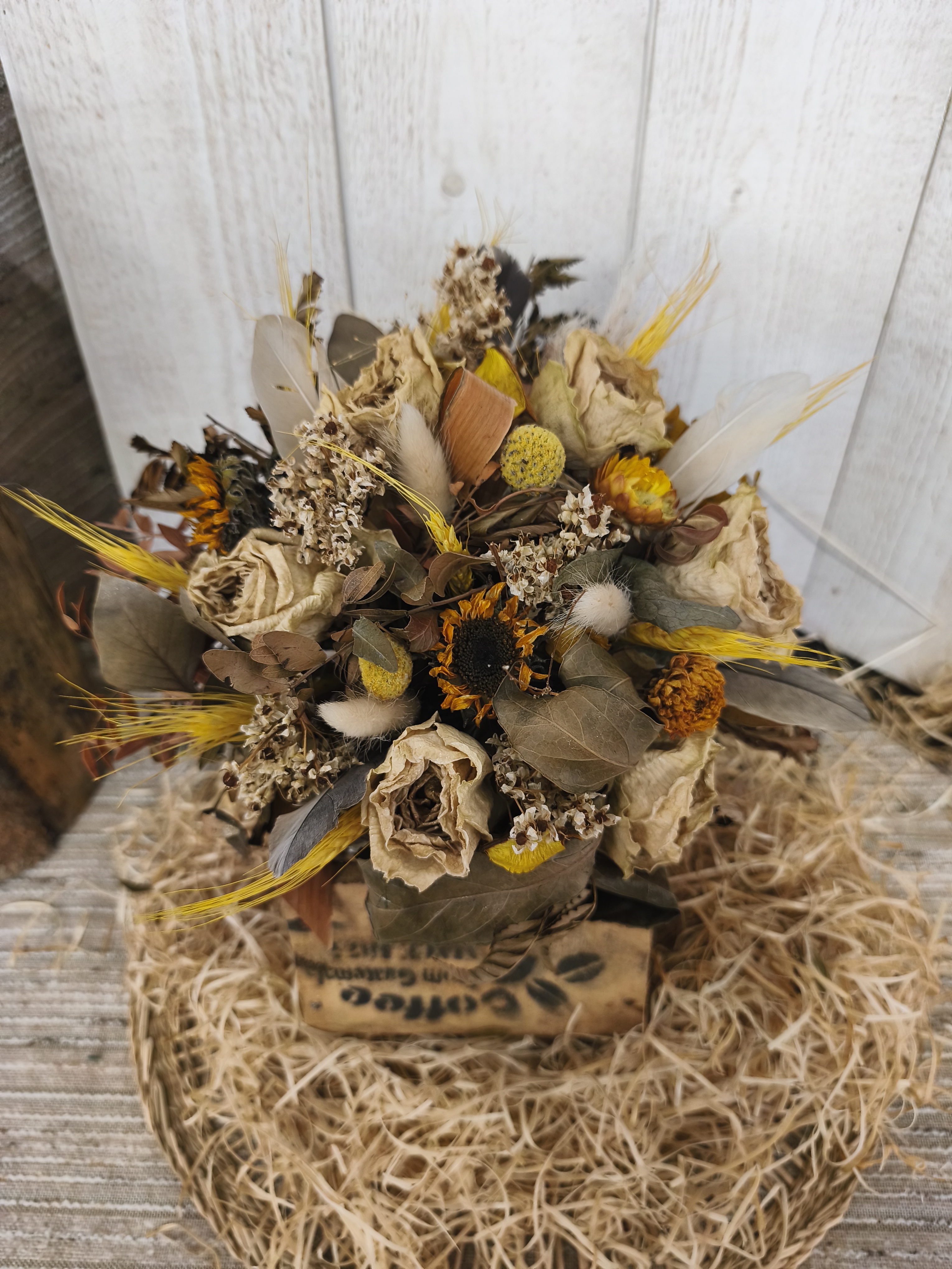 Bouquet de fleurs séchées "Souffle d’Été"