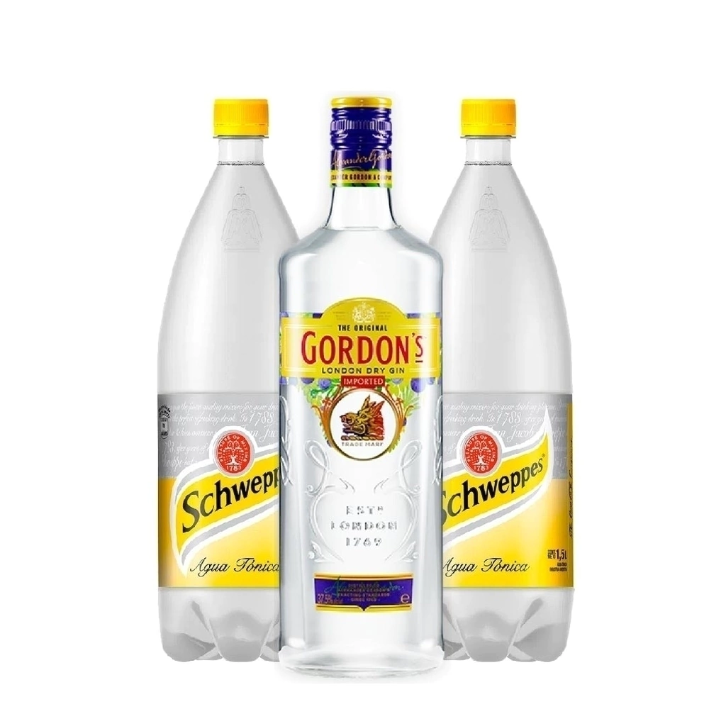 Combo Gordons 750cc + 2 Tónicas 1.5L