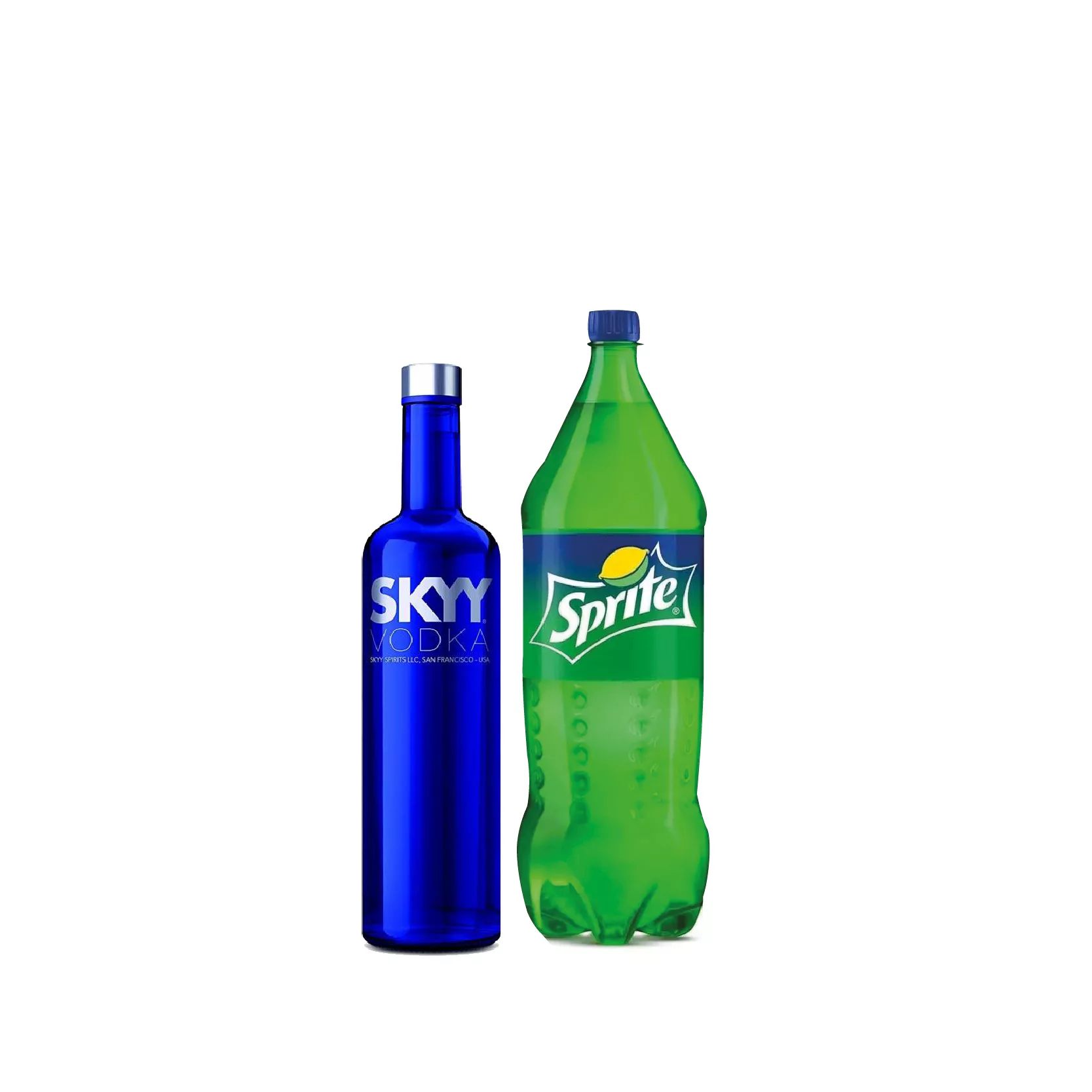 1 SKYY 750CC + 1 SPRITE 2,25L