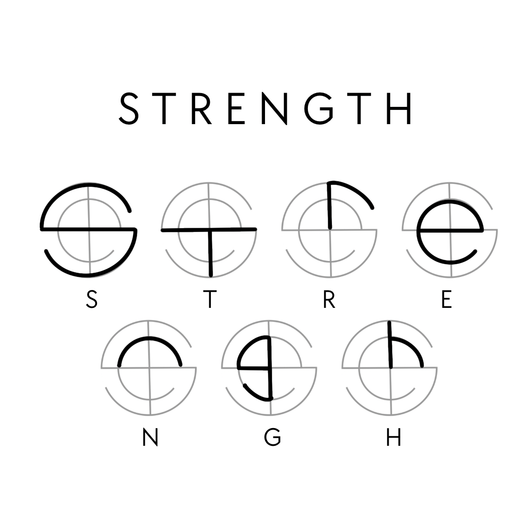 STRENGTH Wall Art