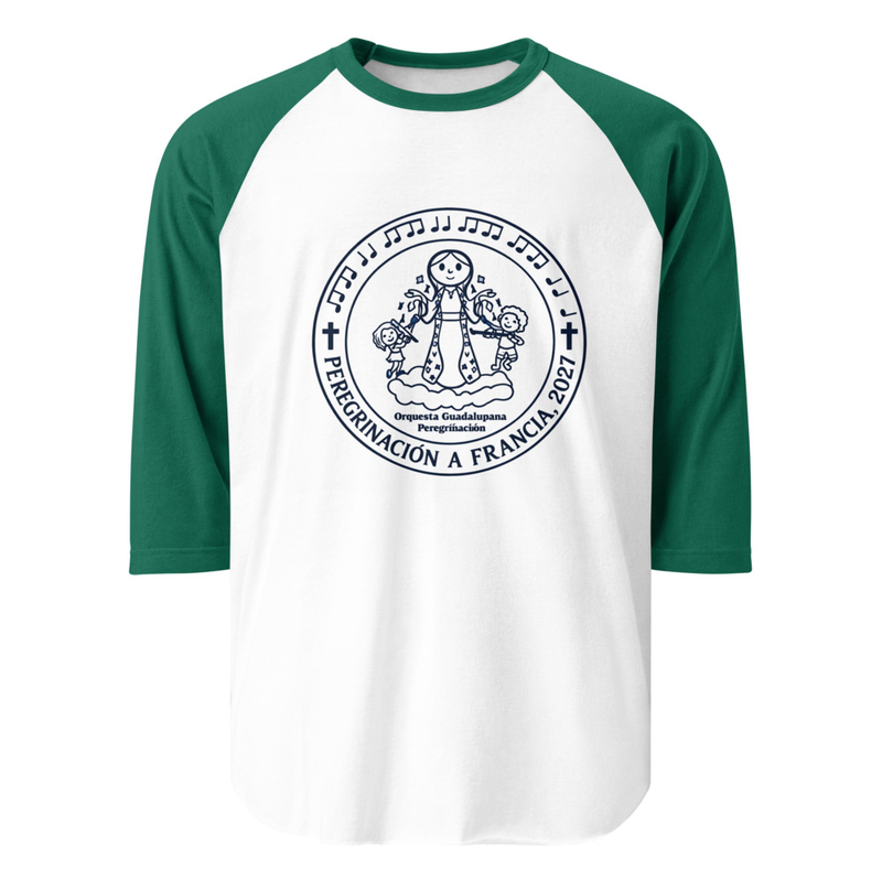 3/4 sleeve raglan shirt