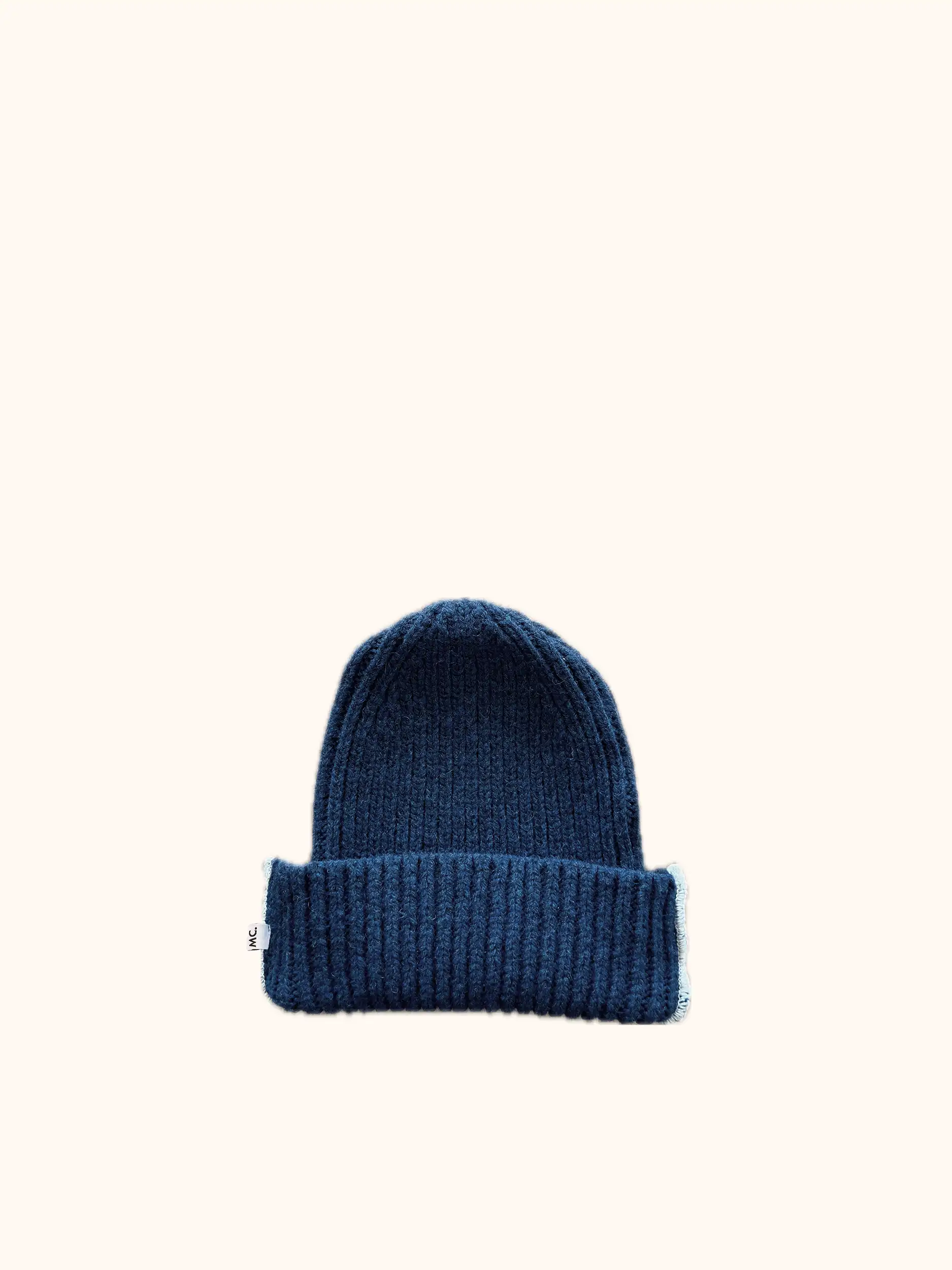 MERINO WOOL BEANIE OCEAN